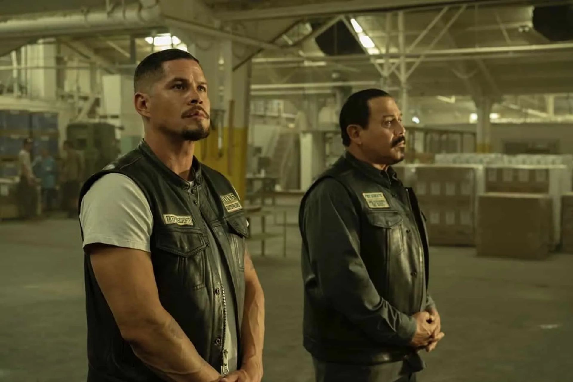 Emilio Rivera and JD Pardo in Mayans M.C.: The Calling of Saint Matthew (2022)