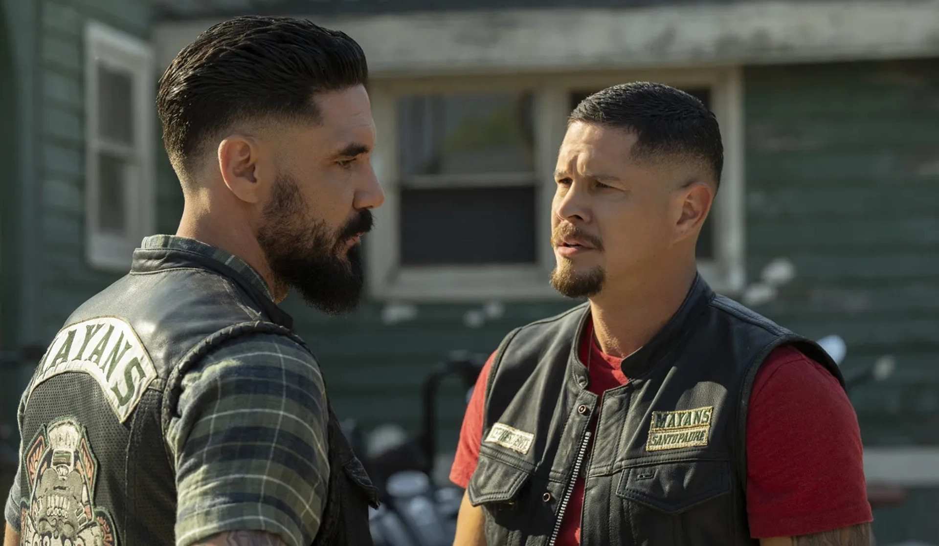 JD Pardo and Clayton Cardenas in Mayans M.C.: The Righteous Wrath of an Honorable Man (2022)