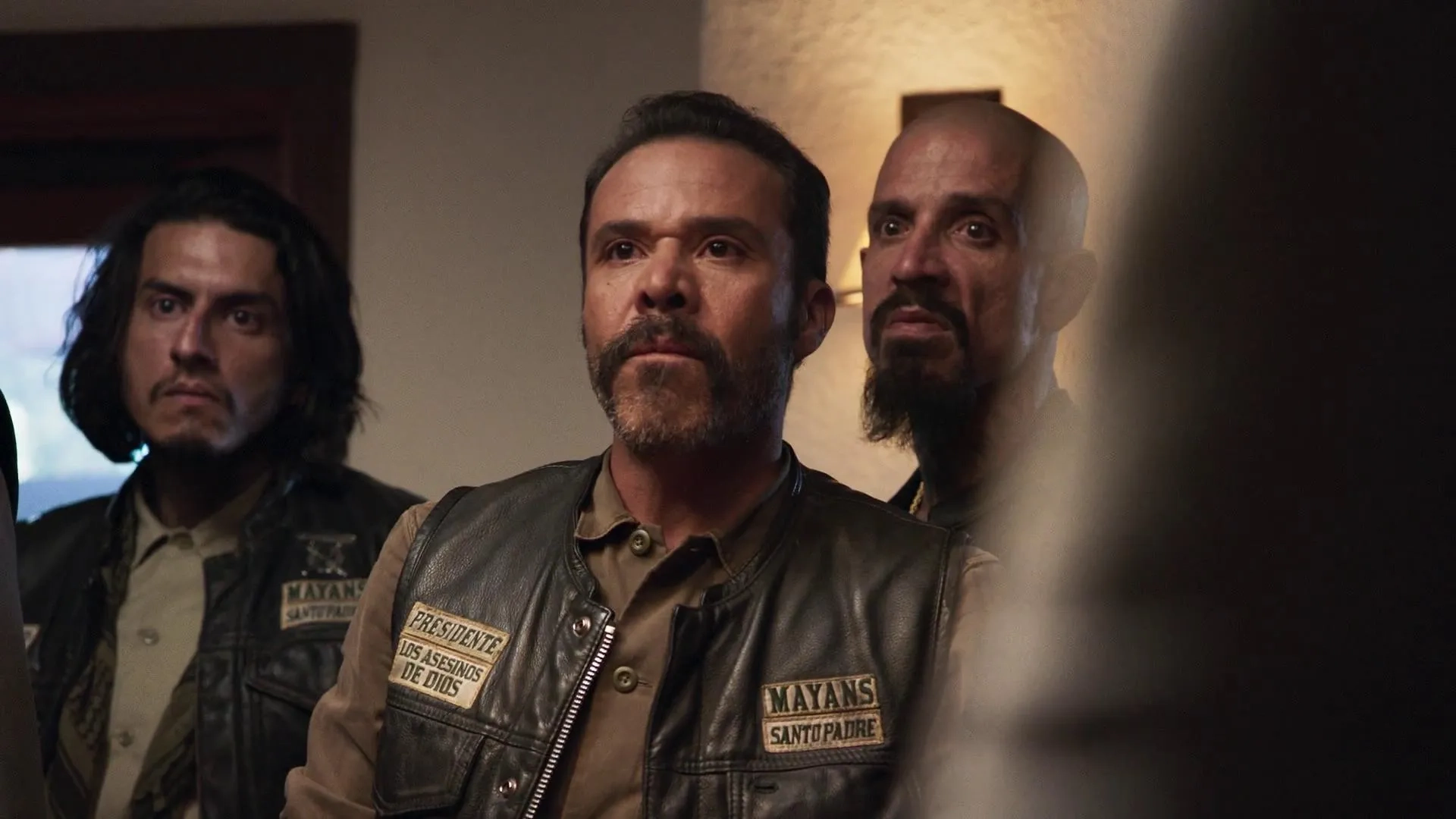 Michael Irby, Joseph Raymond Lucero, and Richard Cabral in Mayans M.C.: Kukulkan (2019)