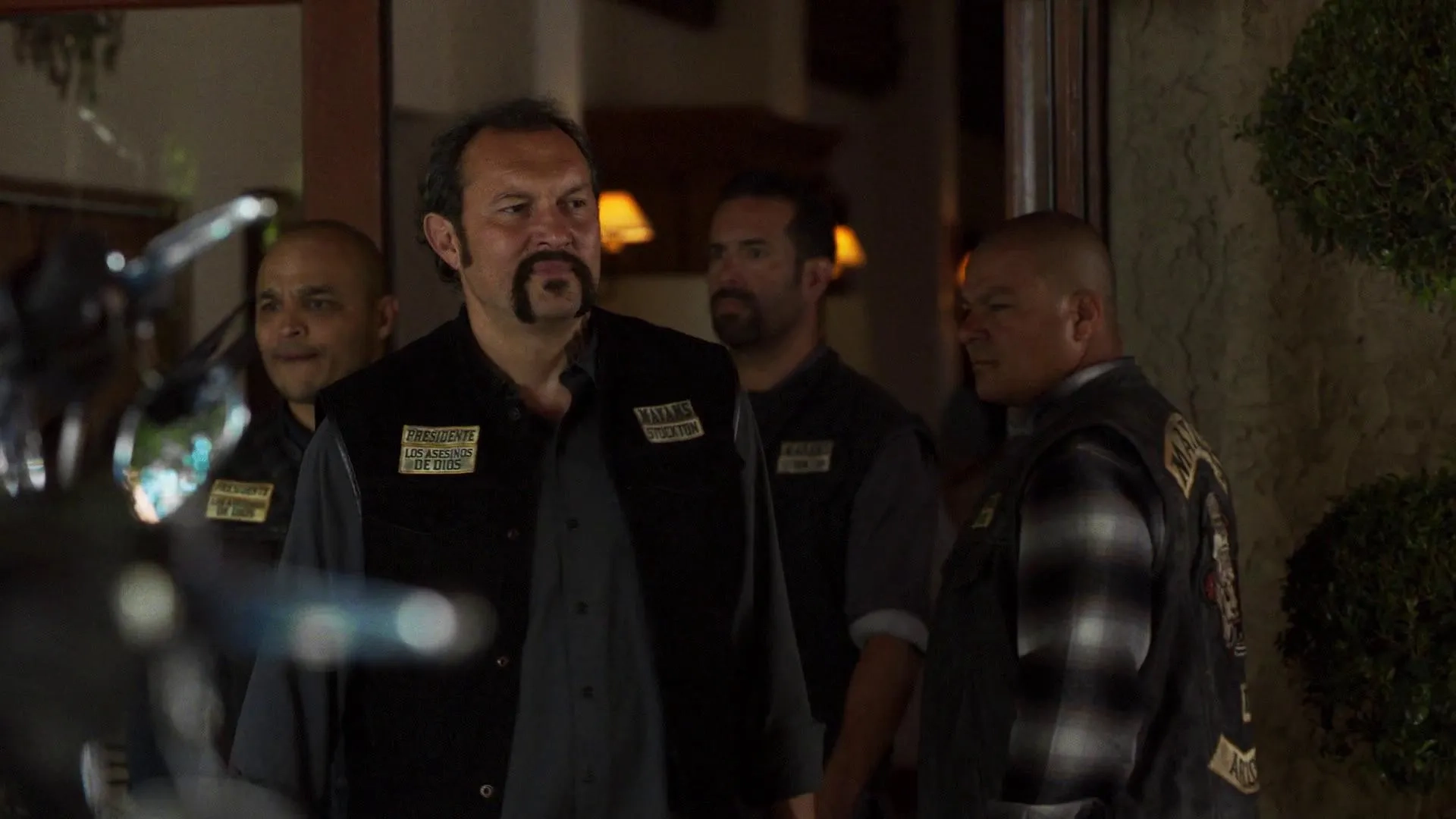 Emiliano Torres, Jimmy Gonzales, and Ivo Nandi in Mayans M.C.: Kukulkan (2019)