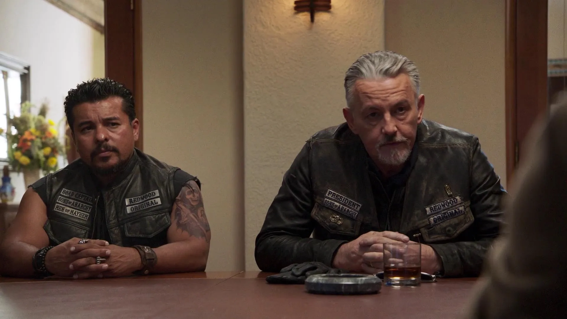 Tommy Flanagan and Jacob Vargas in Mayans M.C.: Kukulkan (2019)