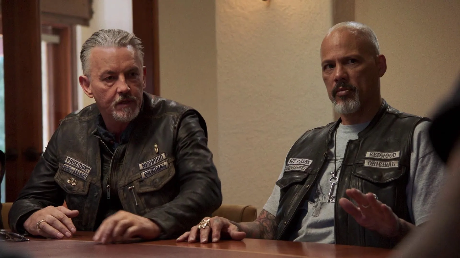 Tommy Flanagan and David Labrava in Mayans M.C.: Kukulkan (2019)