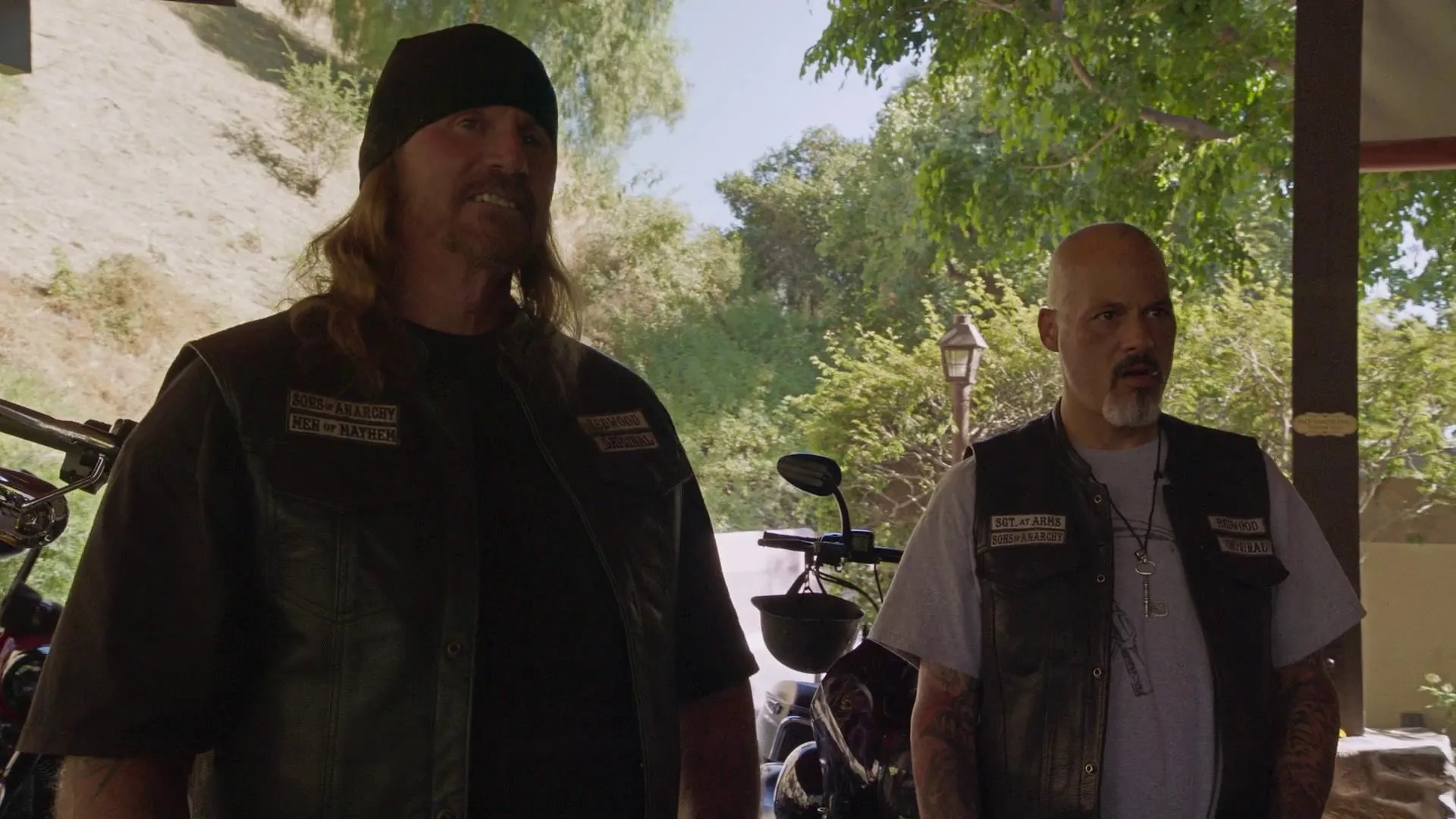 David Labrava and Rusty Coones in Mayans M.C.: Kukulkan (2019)