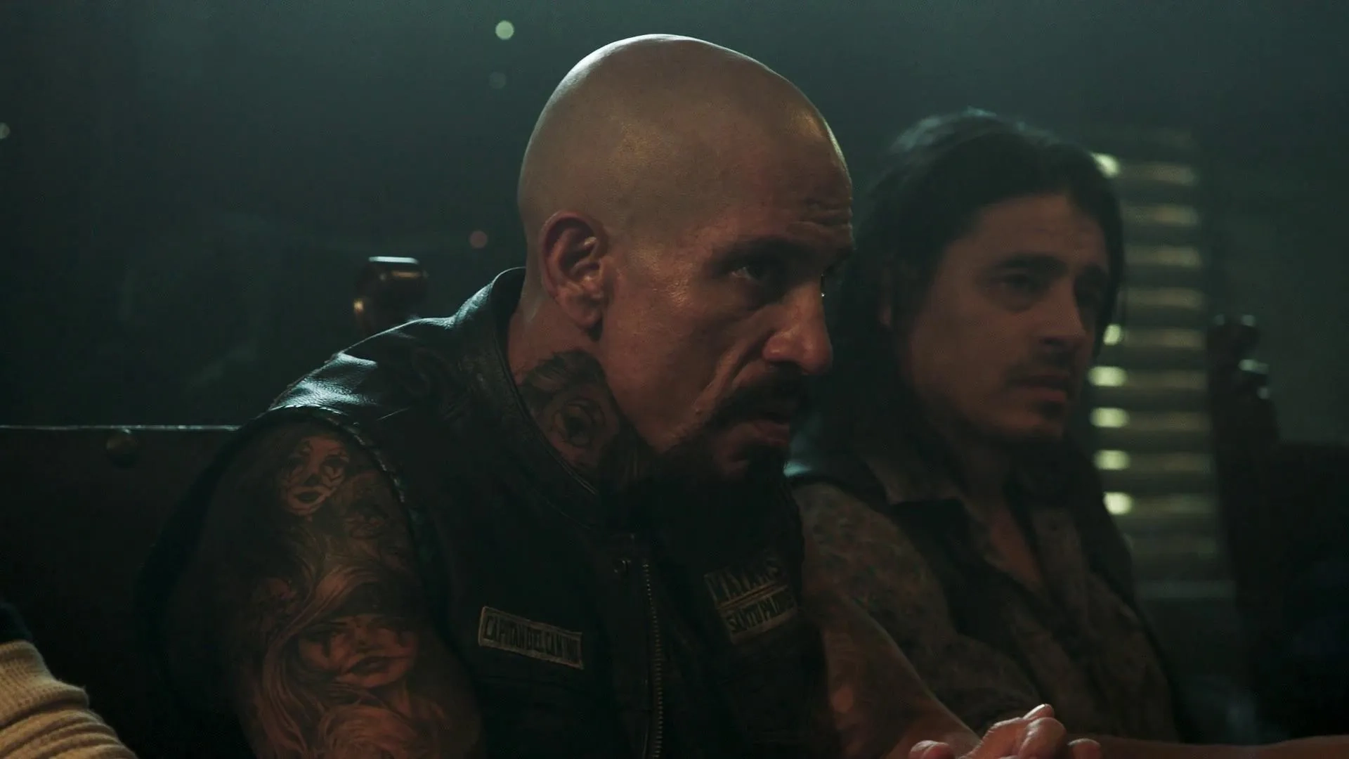 Antonio Jaramillo and Joseph Raymond Lucero in Mayans M.C.: Tohil (2019)