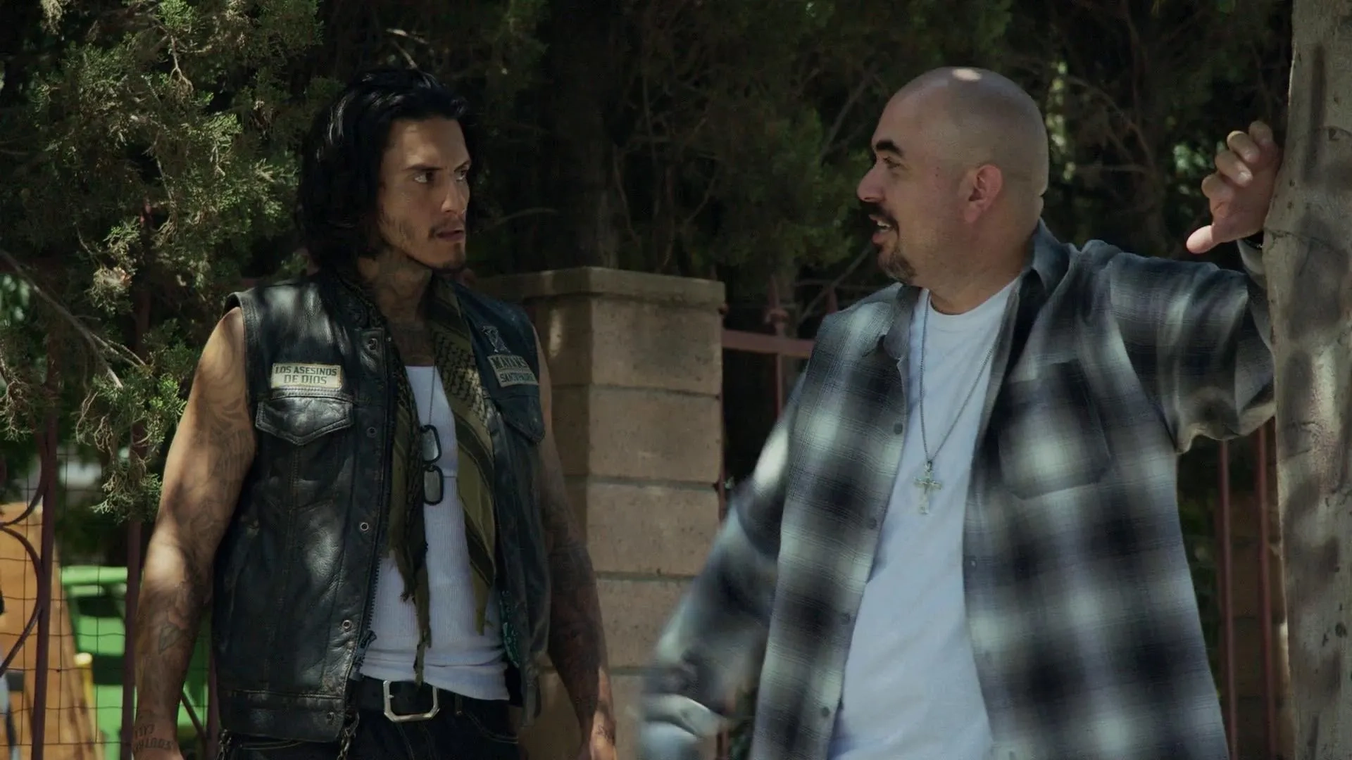 Noel Gugliemi and Richard Cabral in Mayans M.C.: Tohil (2019)