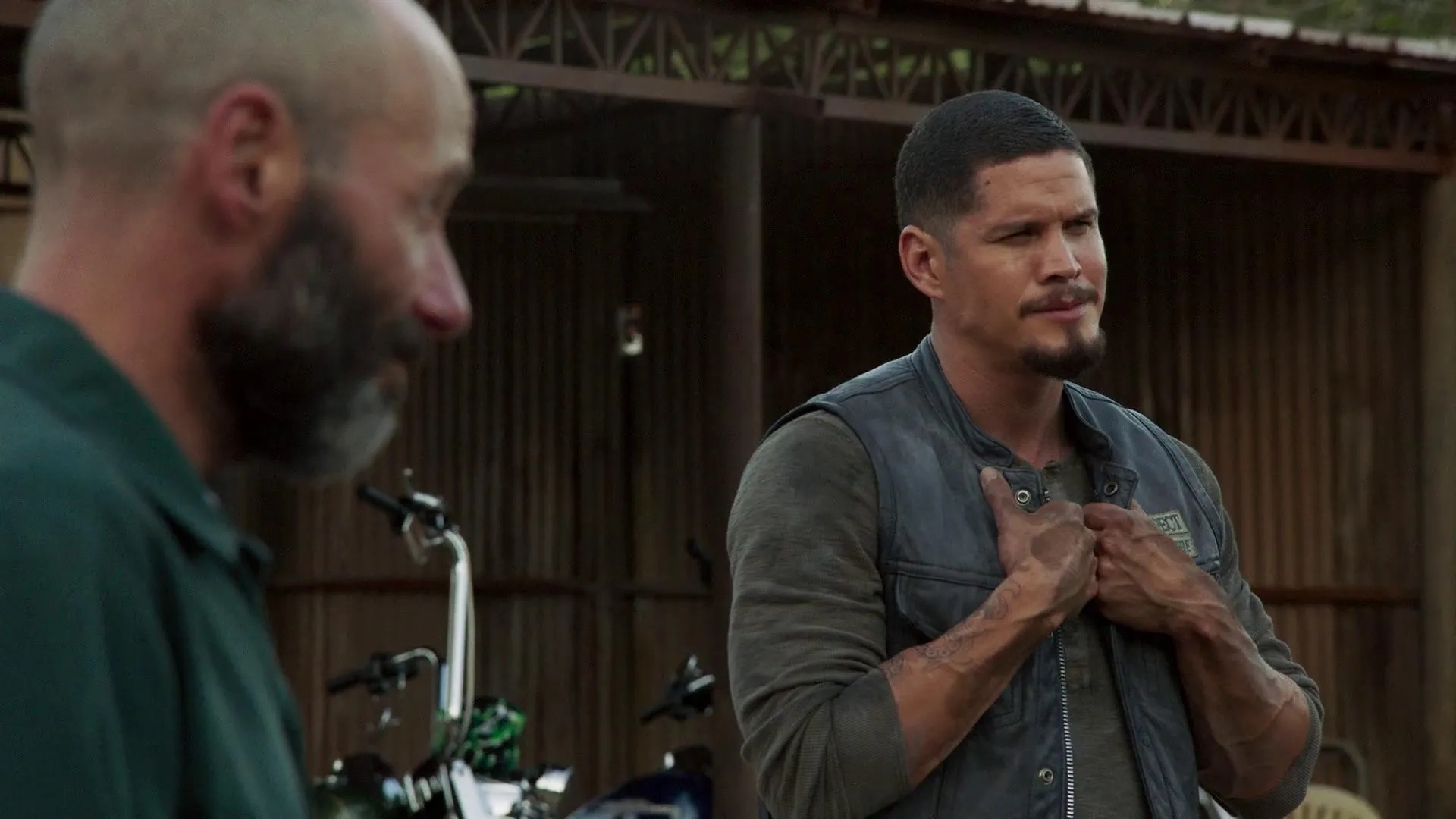 Michael Ornstein and JD Pardo in Mayans M.C.: Tohil (2019)