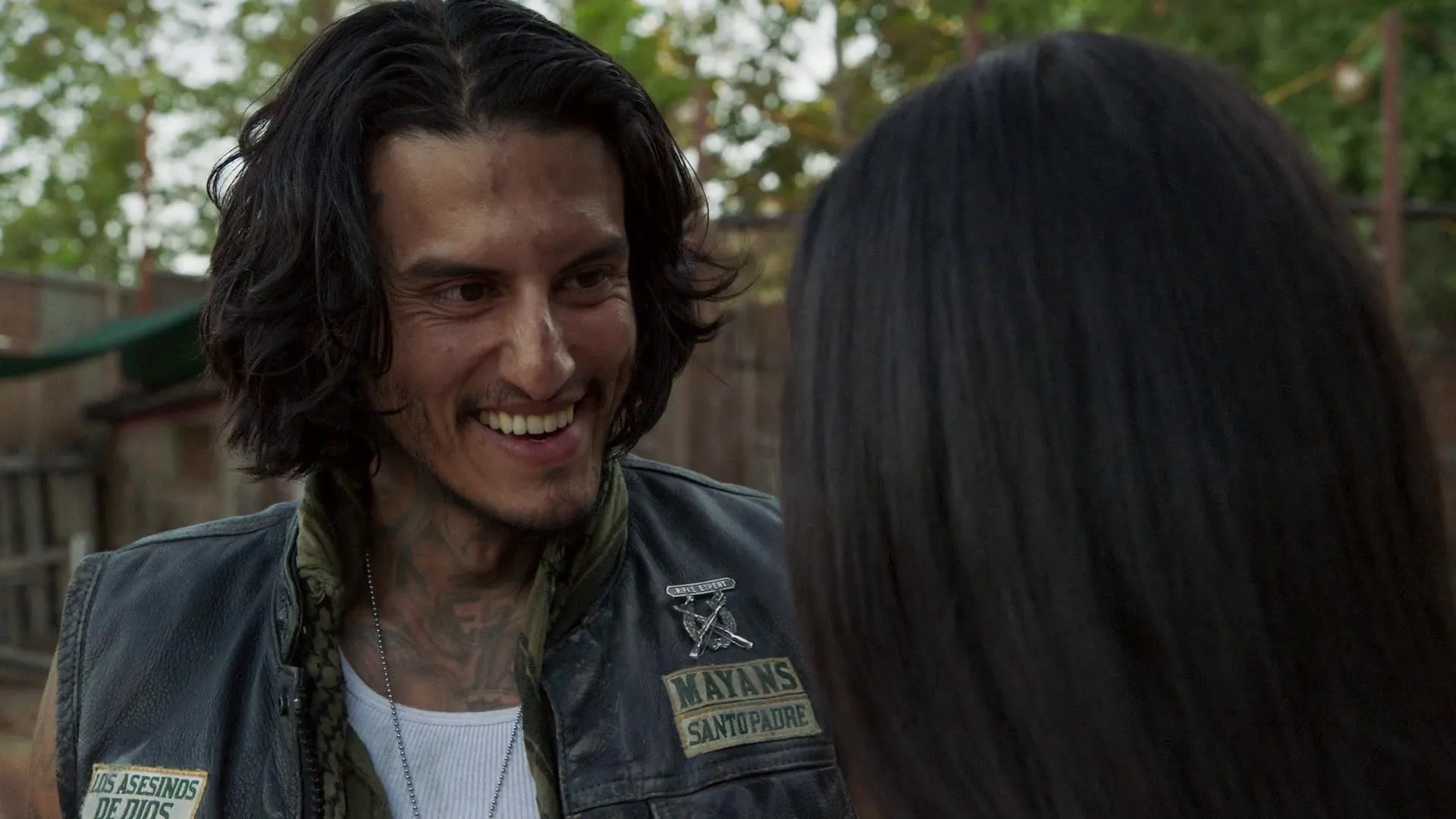 Richard Cabral and Emily Tosta in Mayans M.C.: Tohil (2019)