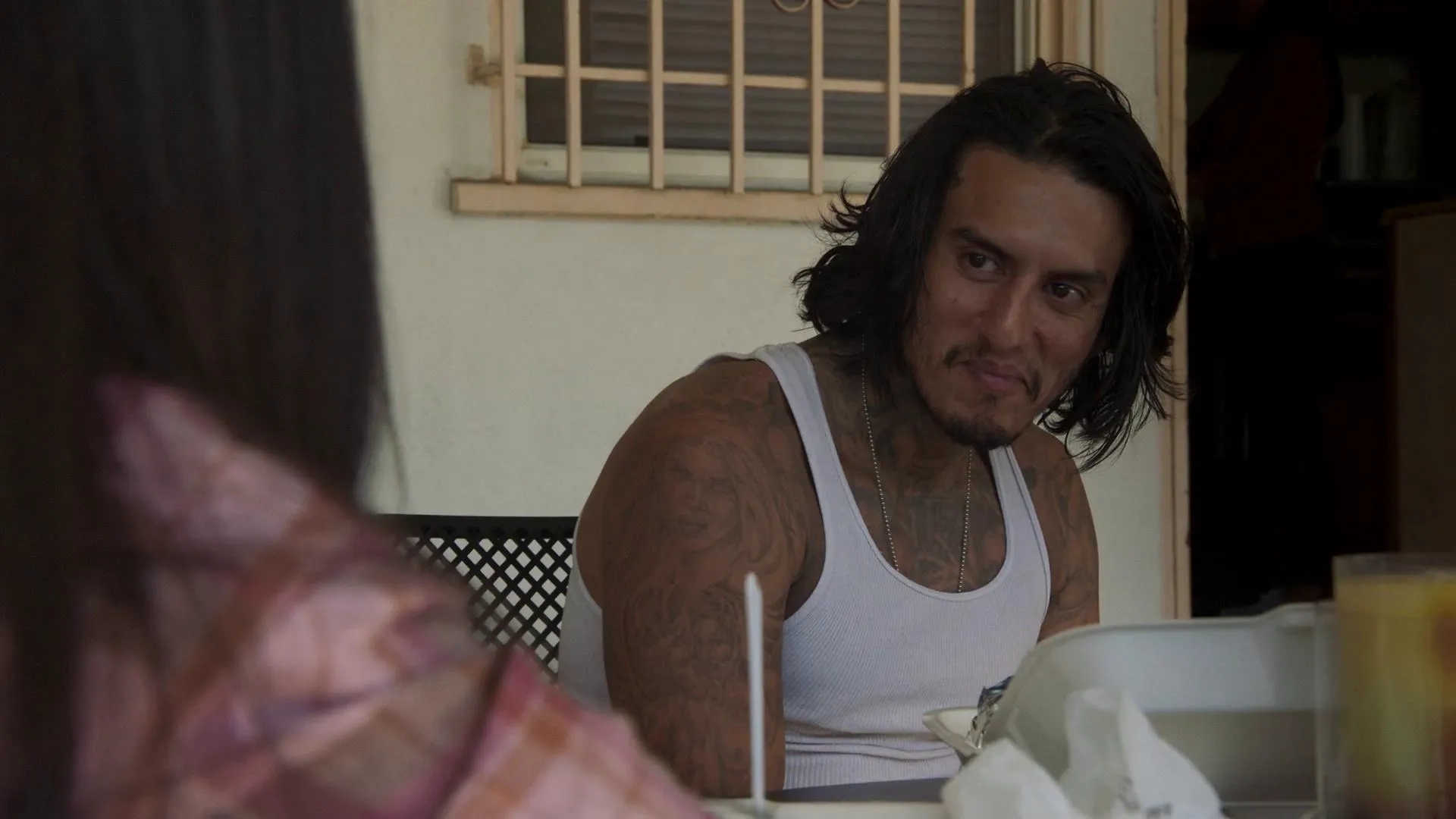 Richard Cabral and Emily Tosta in Mayans M.C.: Tohil (2019)