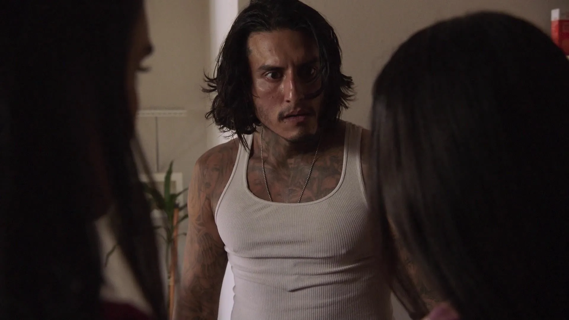 Richard Cabral, Emily Tosta, and Sulem Calderon in Mayans M.C.: Tohil (2019)