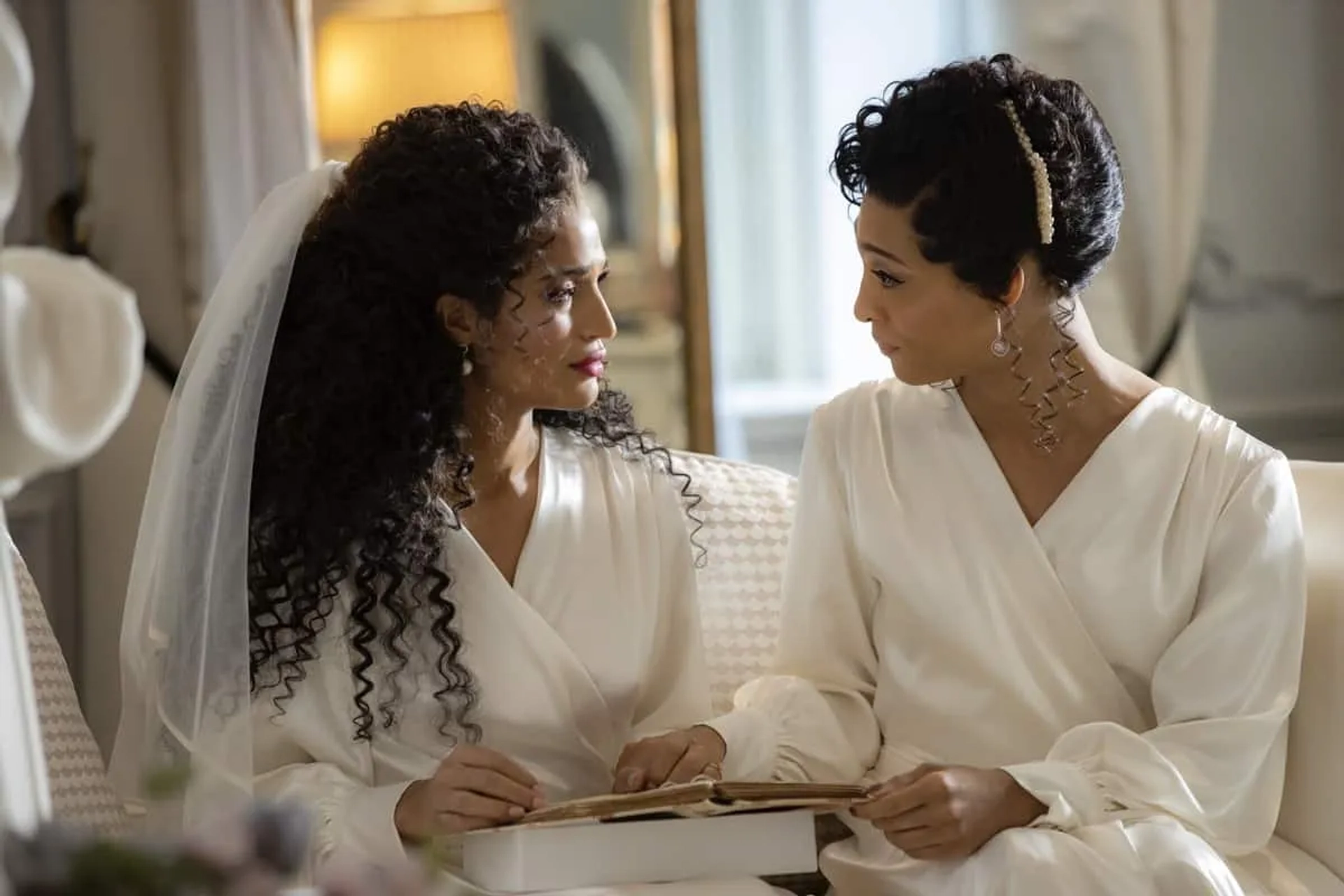 Michaela Jaé (MJ) Rodriguez and Indya Moore in Pose: Something Old, Something New (2021)