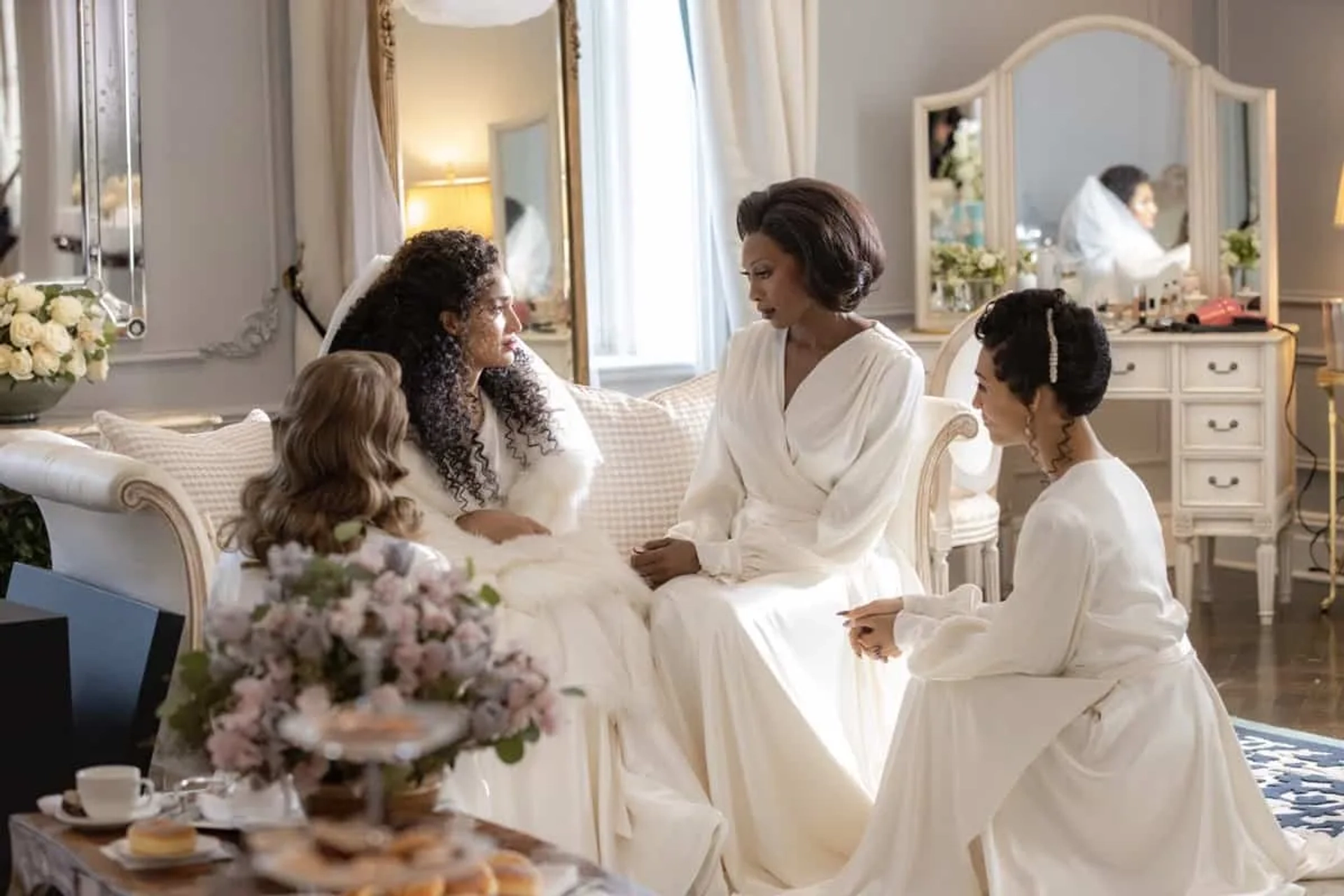 Michaela Jaé (MJ) Rodriguez, Indya Moore, and Dominique Jackson in Pose: Something Old, Something New (2021)