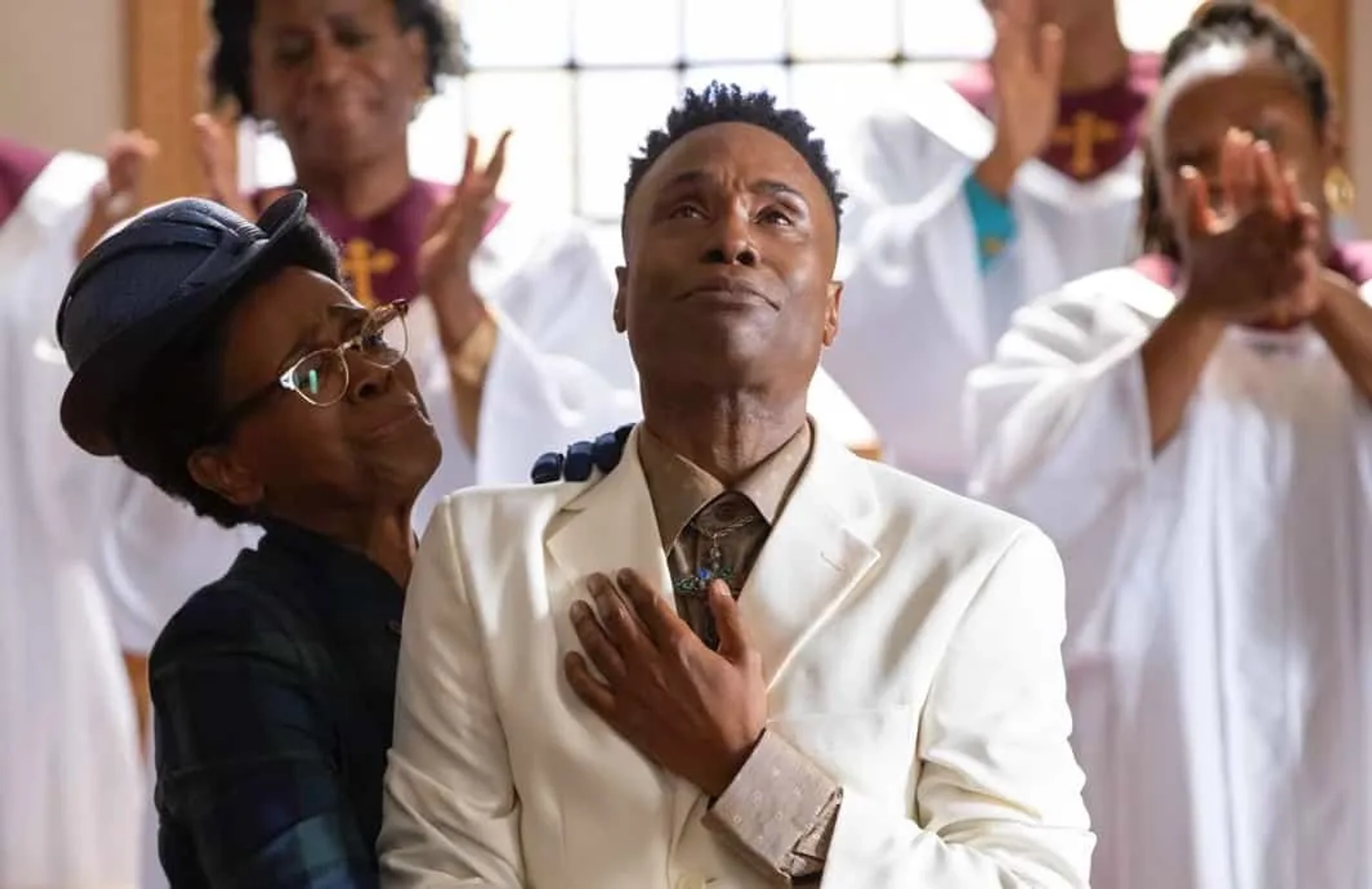 Janet Hubert and Billy Porter in Pose: Take Me to Church (2021)