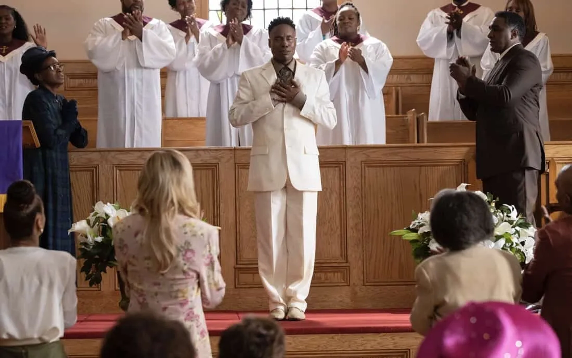 Janet Hubert, Norm Lewis, and Billy Porter in Pose: Take Me to Church (2021)