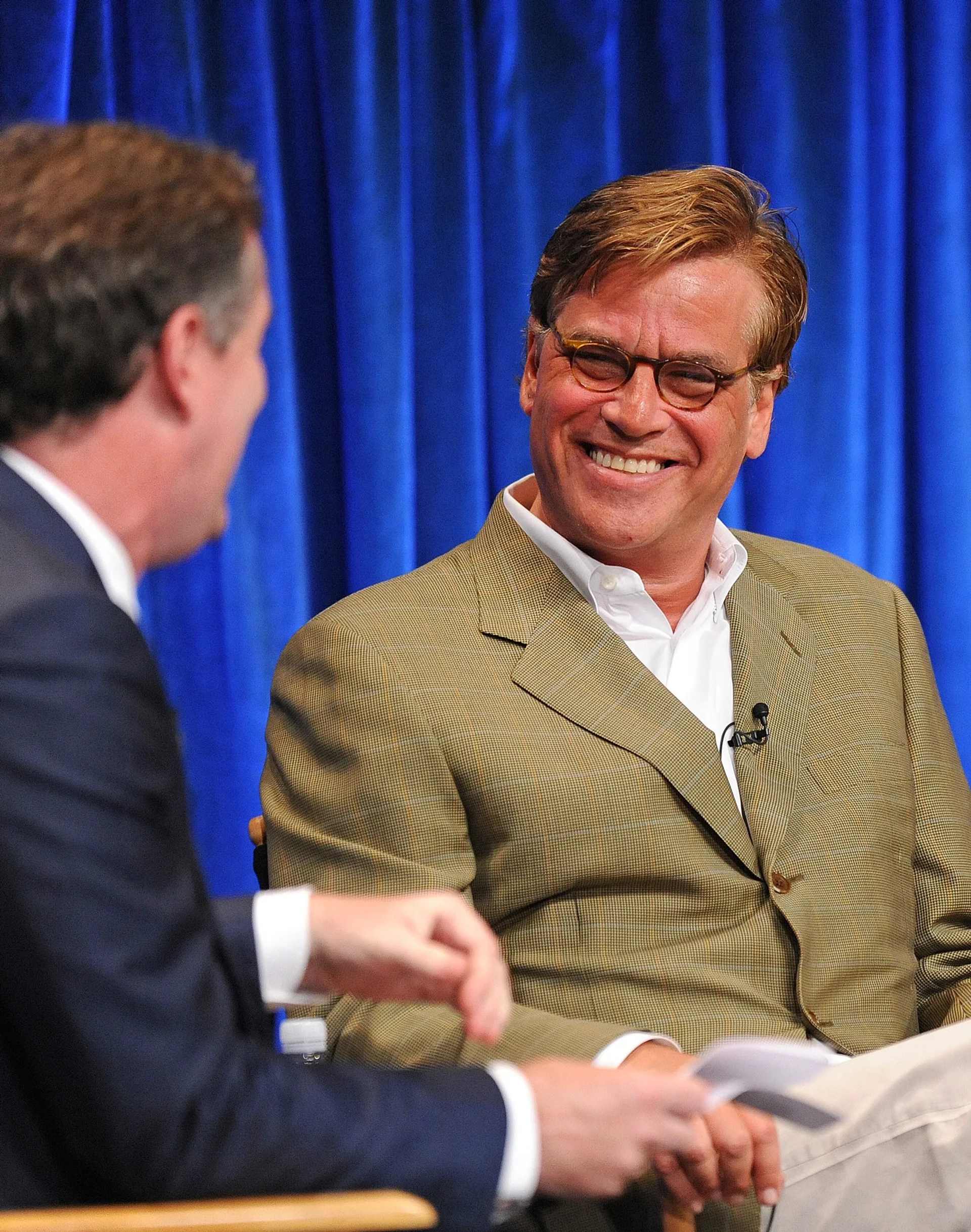 Piers Morgan and Aaron Sorkin at an event for The Newsroom (2012)