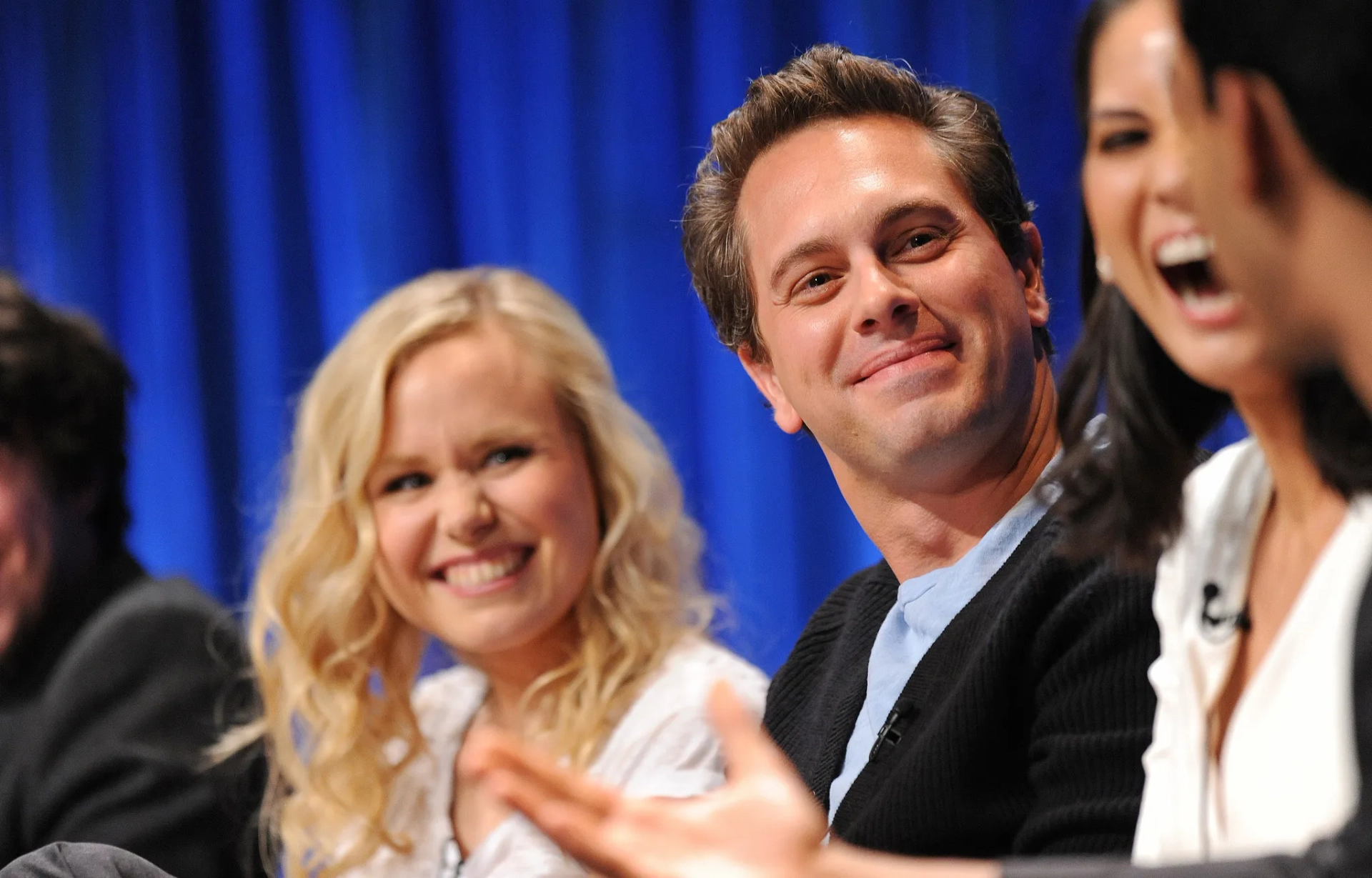 Alison Pill, Thomas Sadoski, and Olivia Munn at an event for The Newsroom (2012)