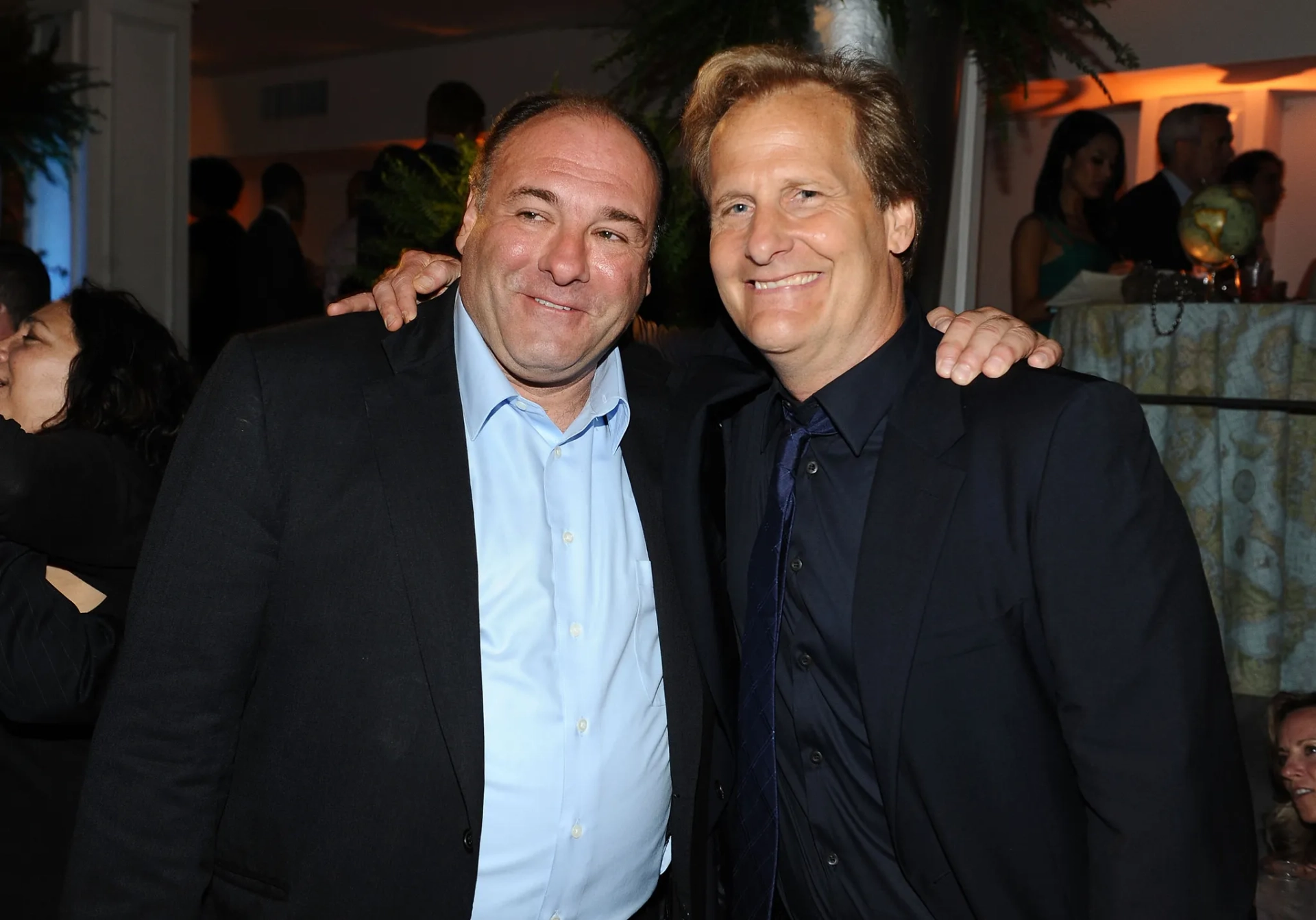 Jeff Daniels and James Gandolfini at an event for The Newsroom (2012)