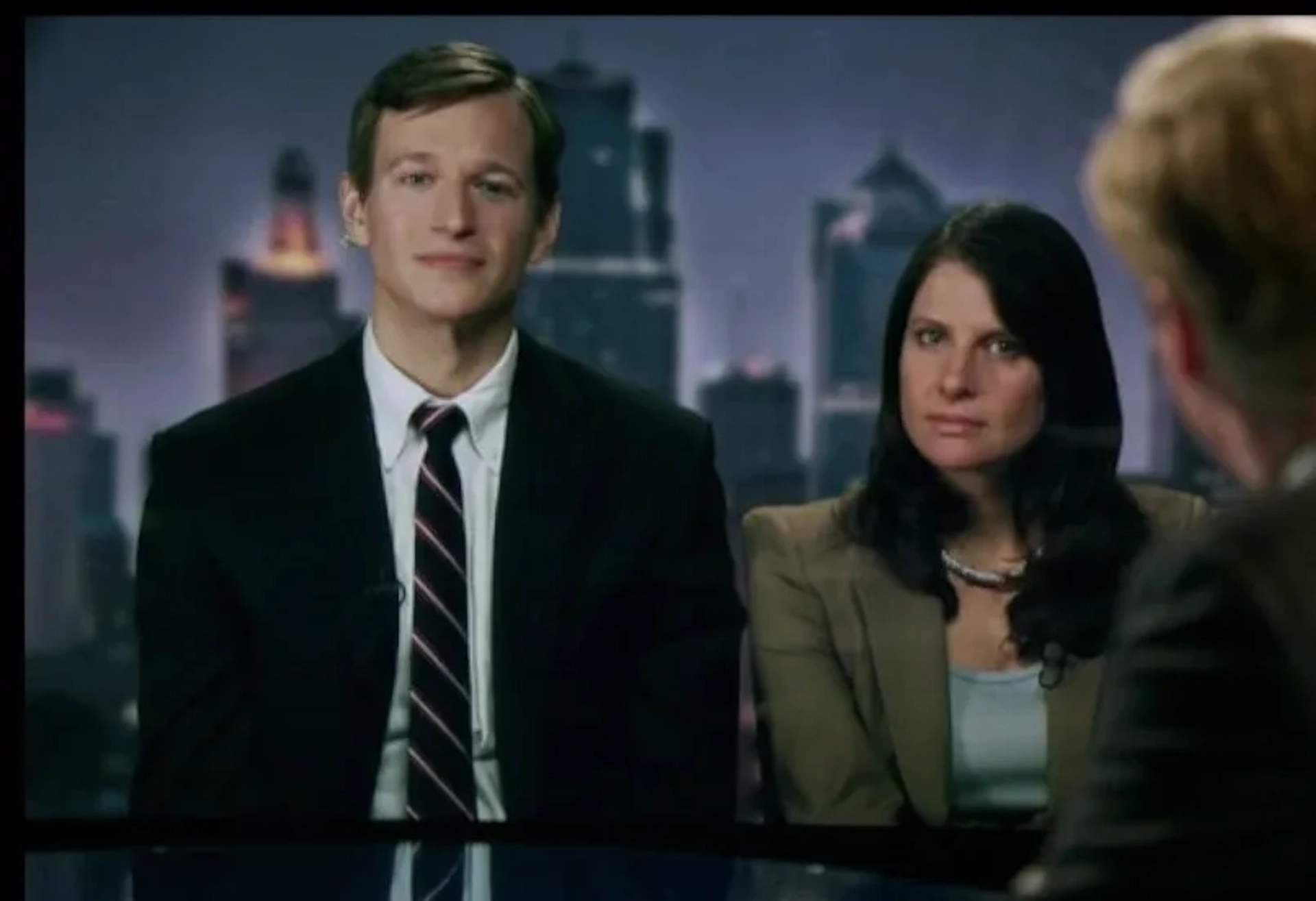 "The Newsroom" - Corey Sorenson and Mia Barron