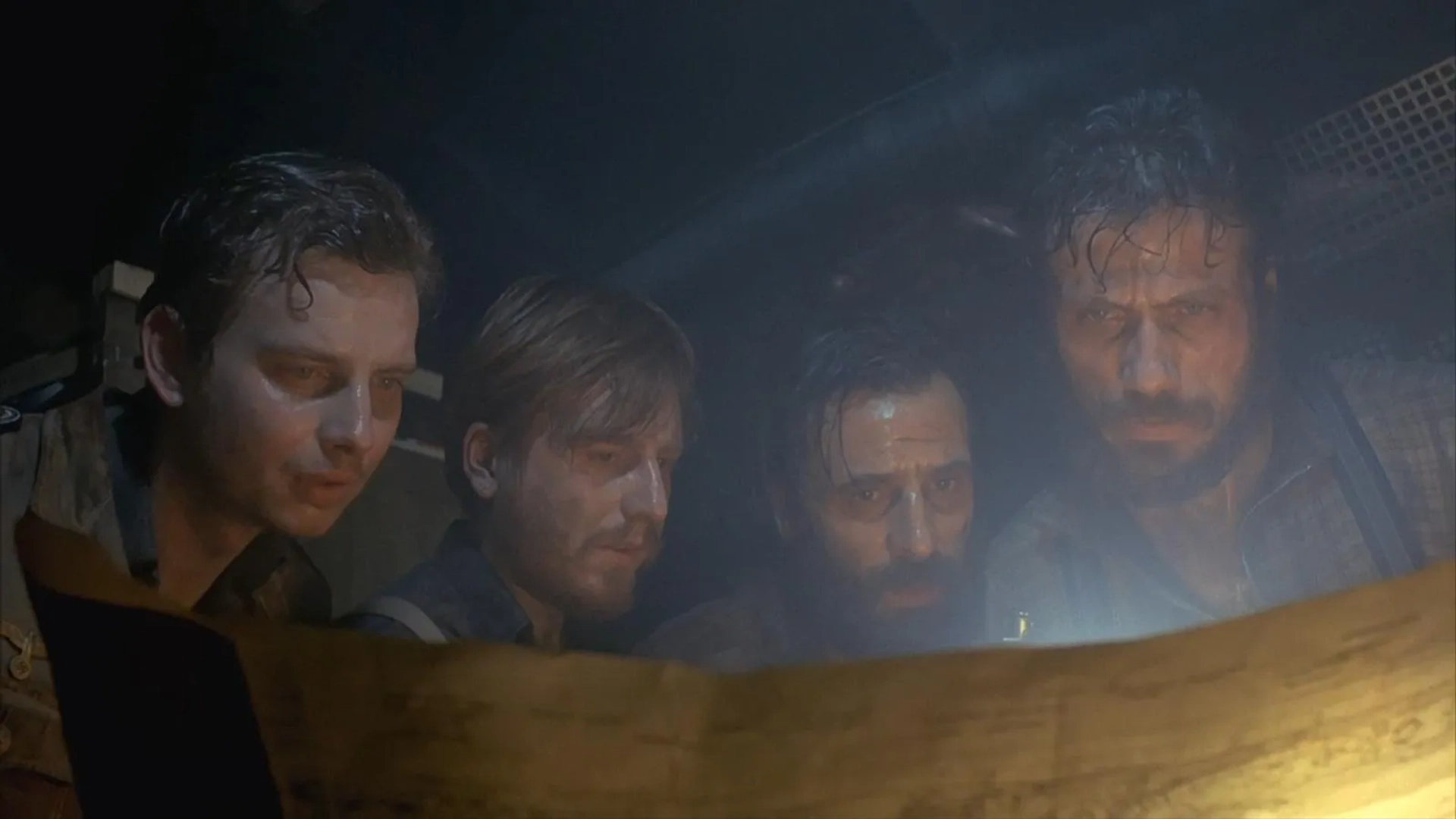 Jürgen Prochnow, Hubertus Bengsch, Martin Semmelrogge, and Klaus Wennemann in Das Boot (1985)