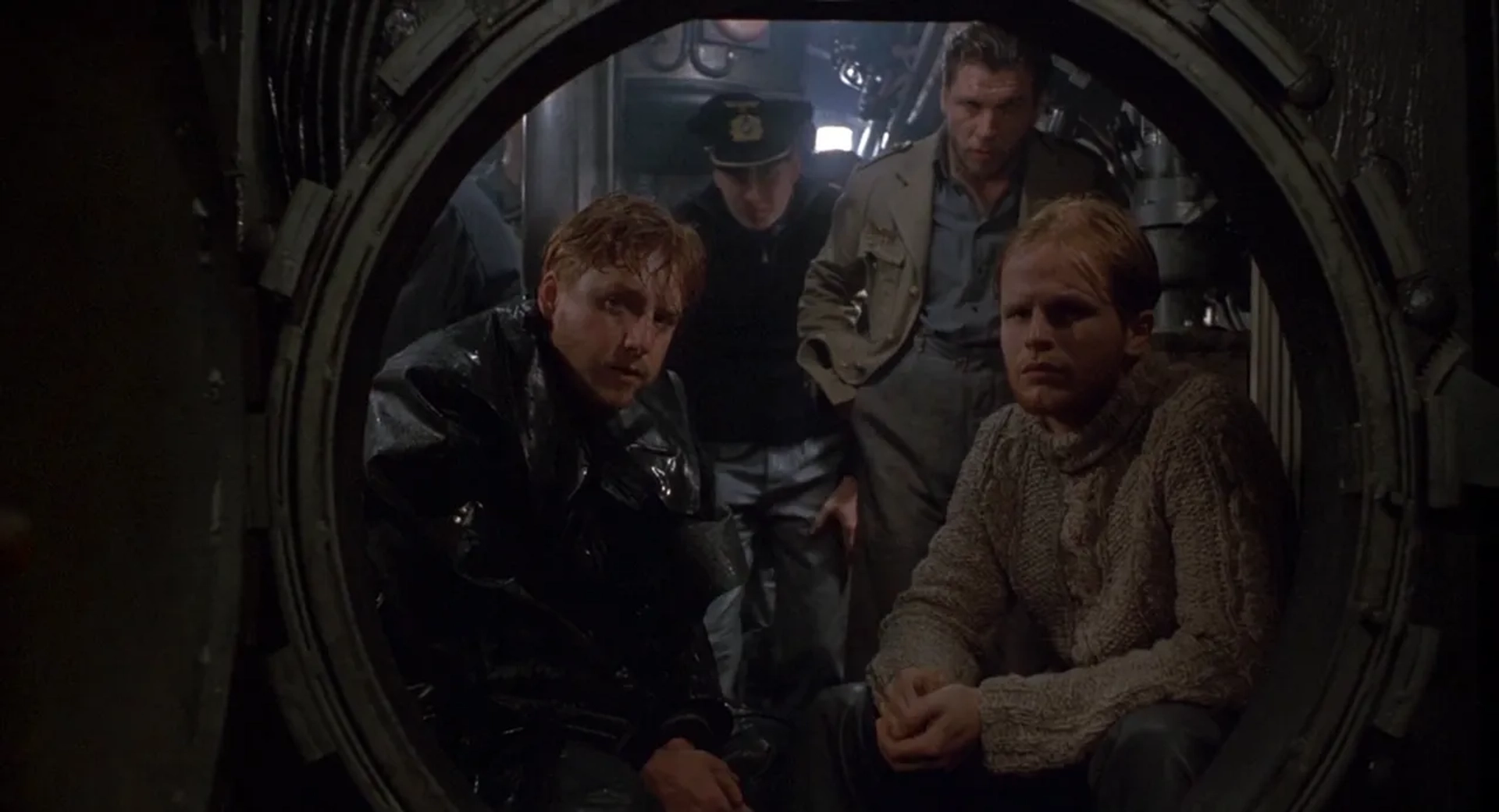 Herbert Grönemeyer, Uwe Ochsenknecht, Martin Semmelrogge, and Bernd Tauber in Das Boot (1985)