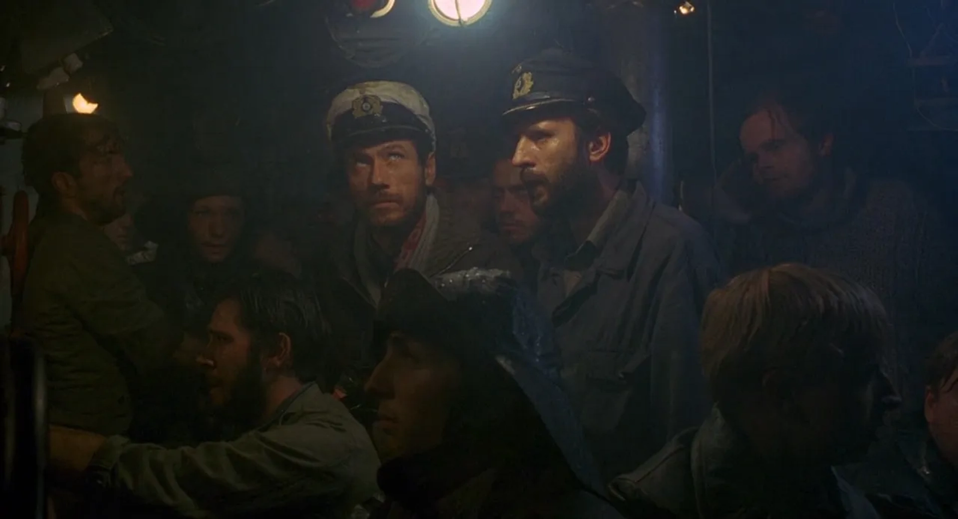 Jürgen Prochnow, Herbert Grönemeyer, Uwe Ochsenknecht, Ralf Richter, Bernd Tauber, and Klaus Wennemann in Das Boot (1985)