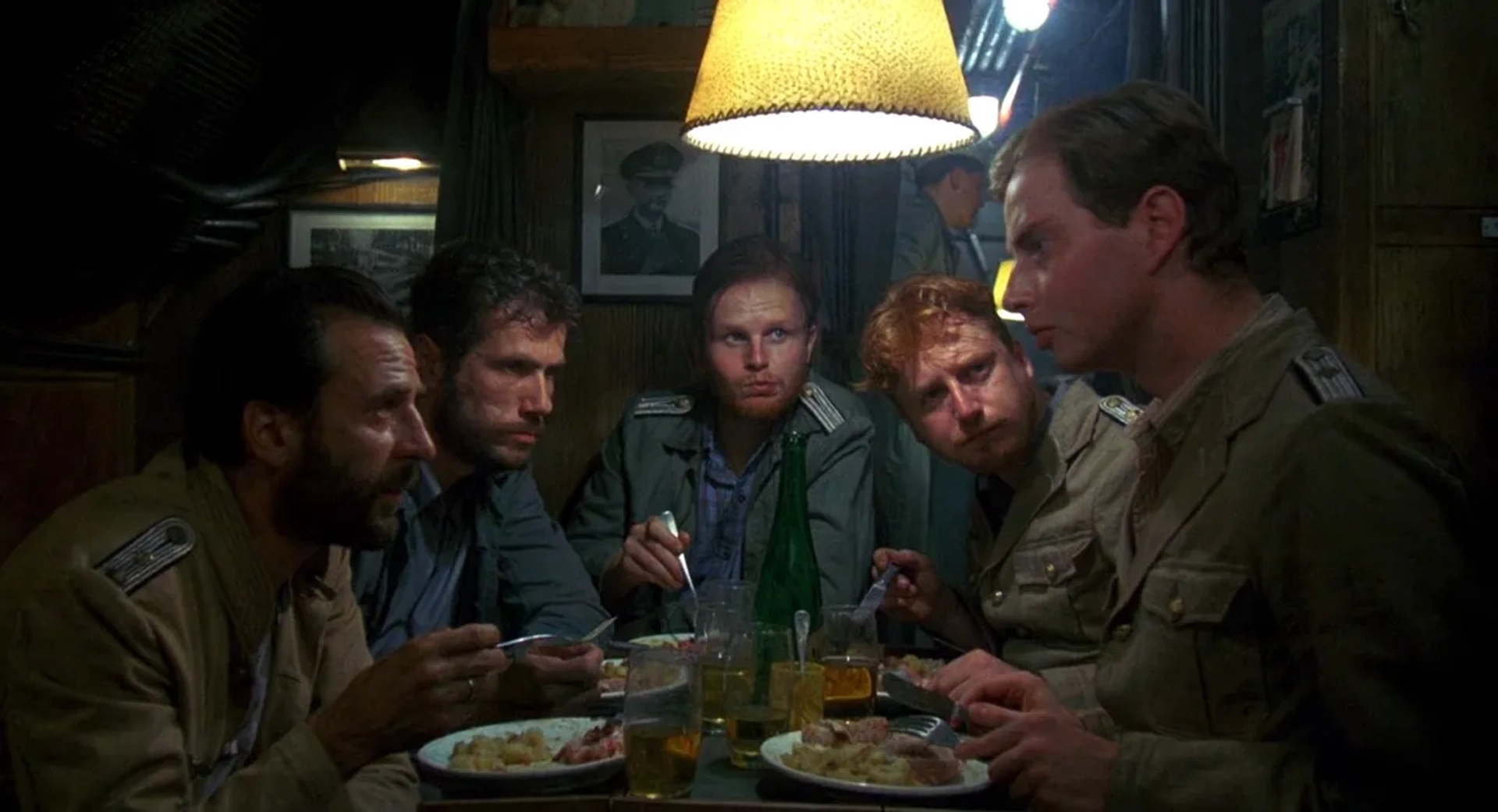 Jürgen Prochnow, Hubertus Bengsch, Herbert Grönemeyer, Martin Semmelrogge, and Klaus Wennemann in Das Boot (1985)