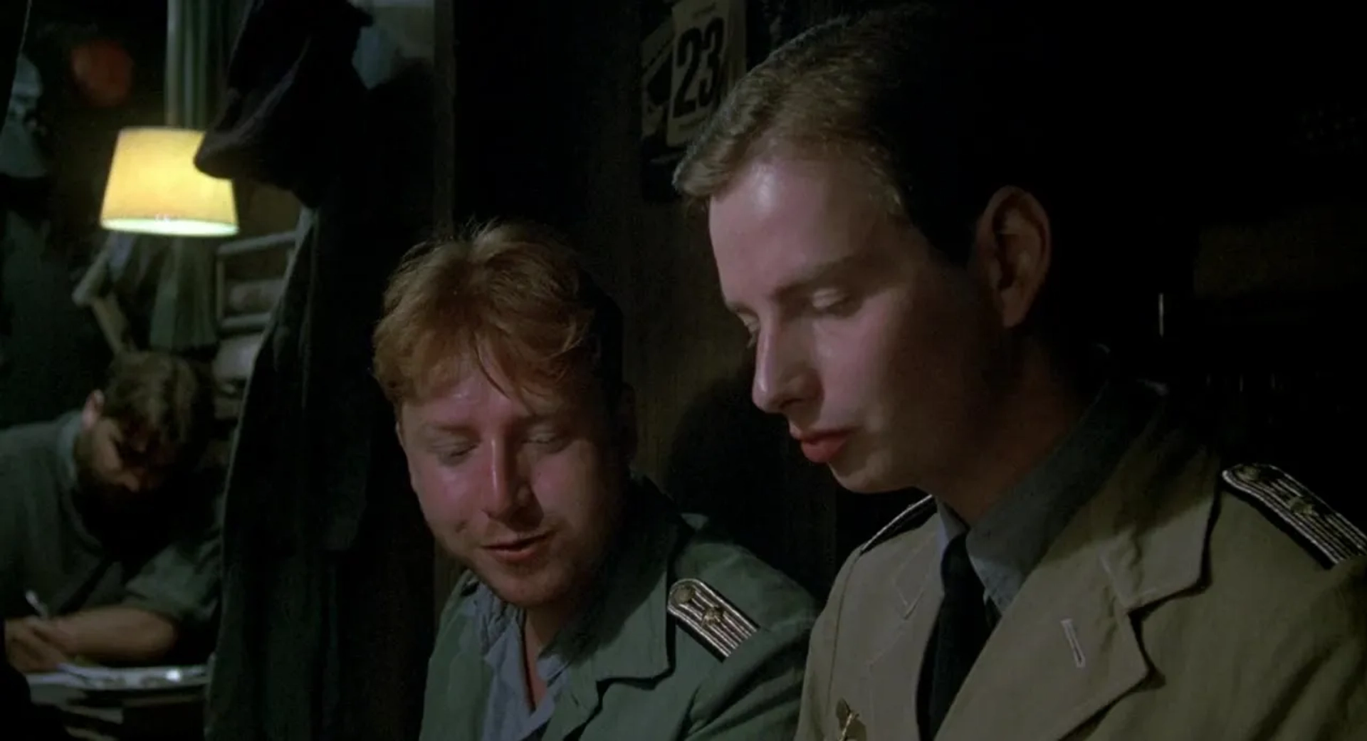 Hubertus Bengsch and Martin Semmelrogge in Das Boot (1985)