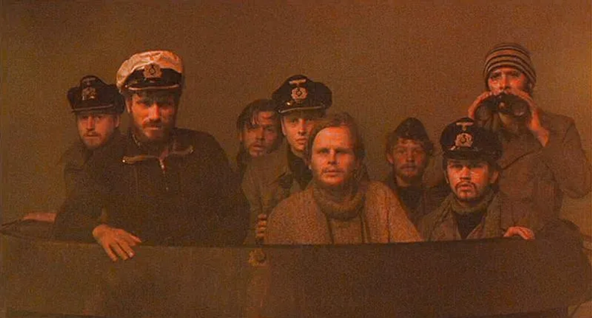 Jürgen Prochnow, Hubertus Bengsch, Joachim Bernhard, Jan Fedder, Herbert Grönemeyer, Martin May, Martin Semmelrogge, and Bernd Tauber in Das Boot (1985)