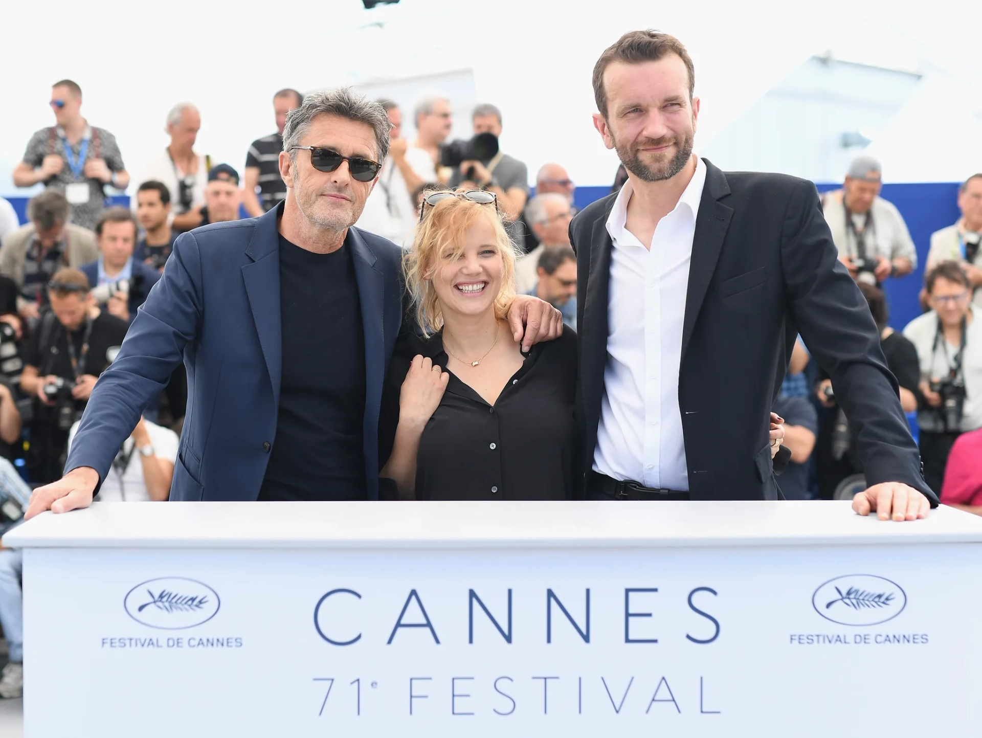 Pawel Pawlikowski, Tomasz Kot, and Joanna Kulig at an event for Cold War (2018)