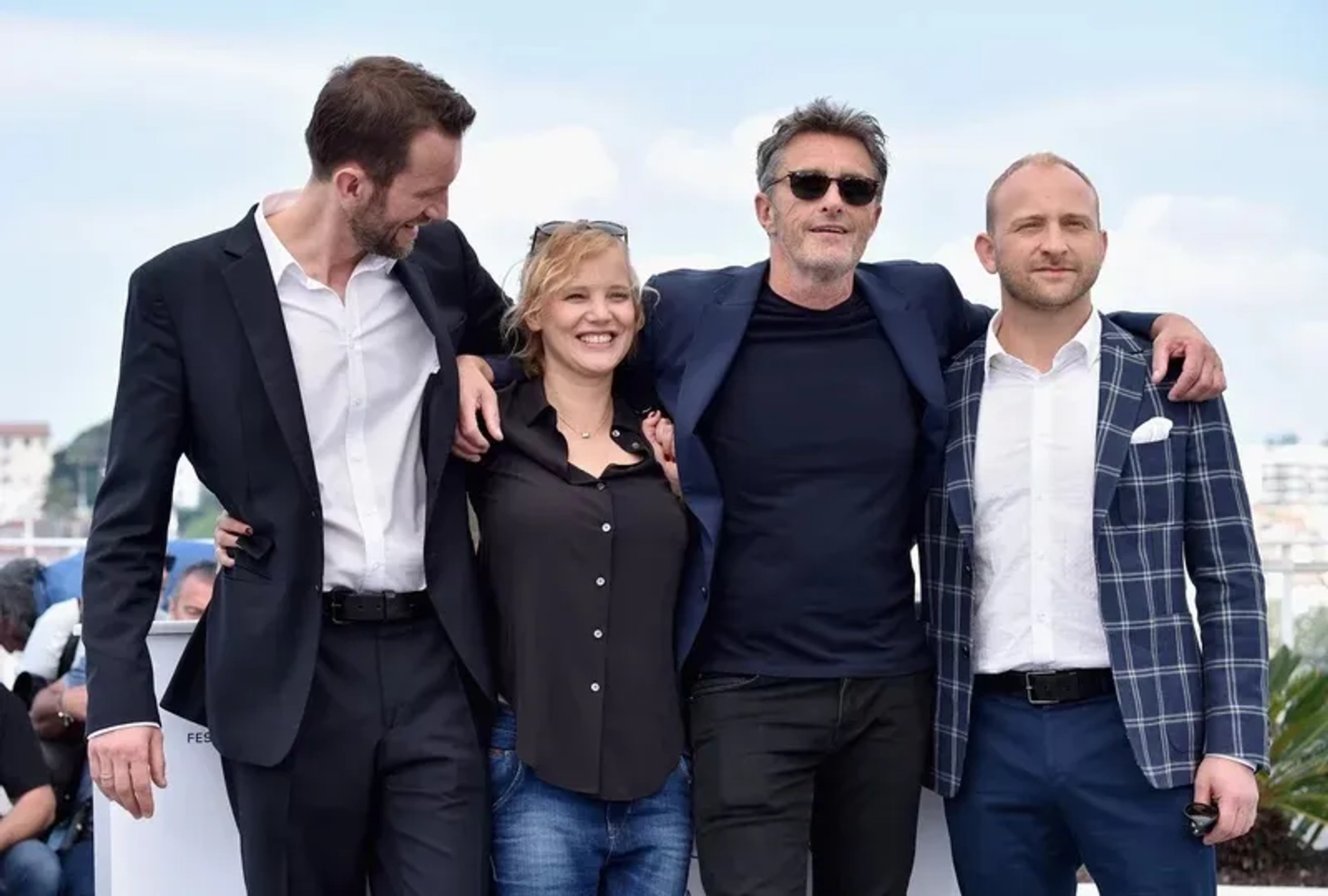 Pawel Pawlikowski, Borys Szyc, Tomasz Kot, and Joanna Kulig at an event for Cold War (2018)