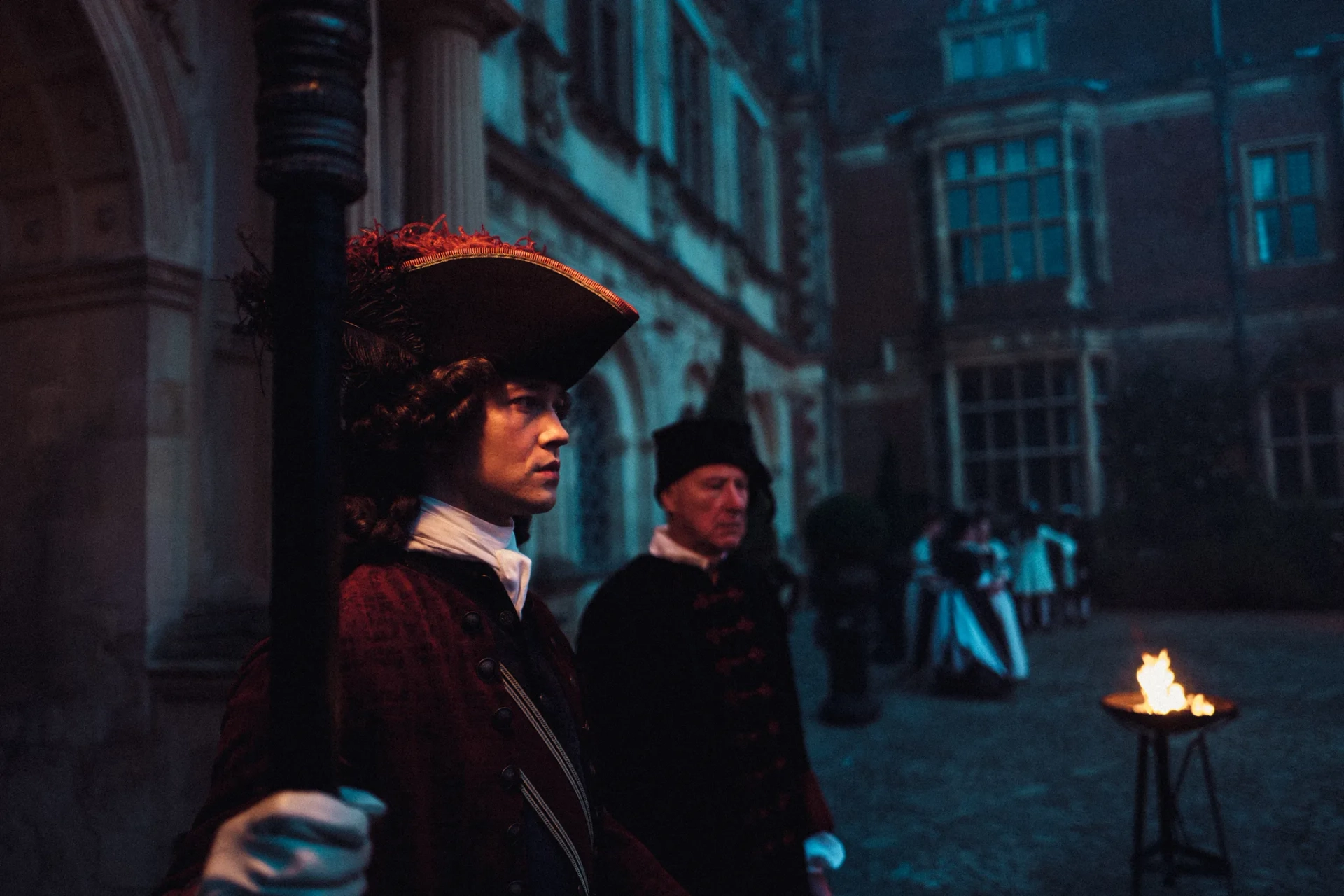 James Smith and Joe Alwyn in The Favourite (2018)