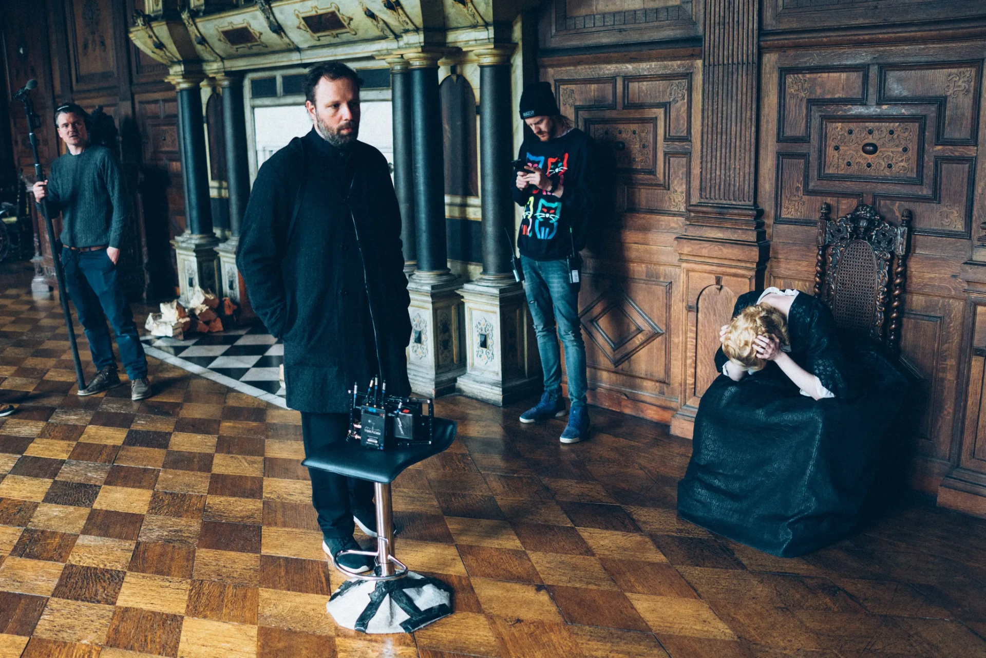 Yorgos Lanthimos and Emma Stone in The Favourite (2018)