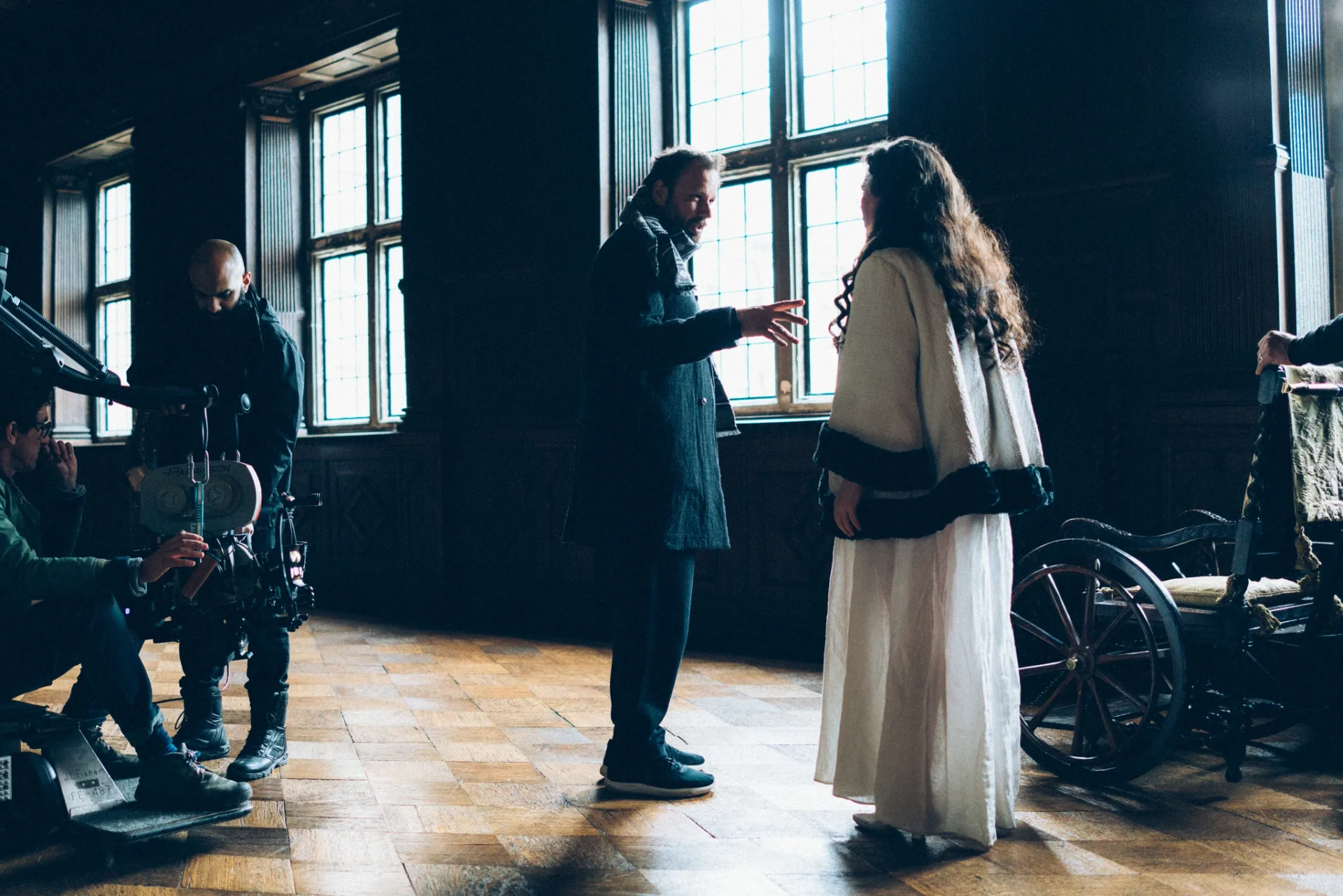 Yorgos Lanthimos and Olivia Colman in The Favourite (2018)