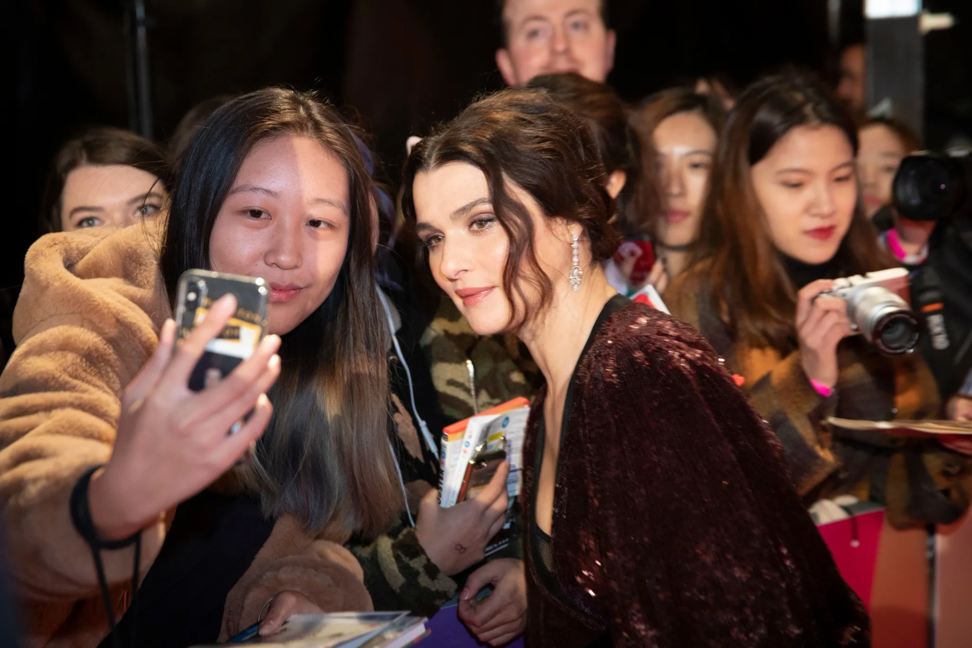 Rachel Weisz at an event for The Favourite (2018)