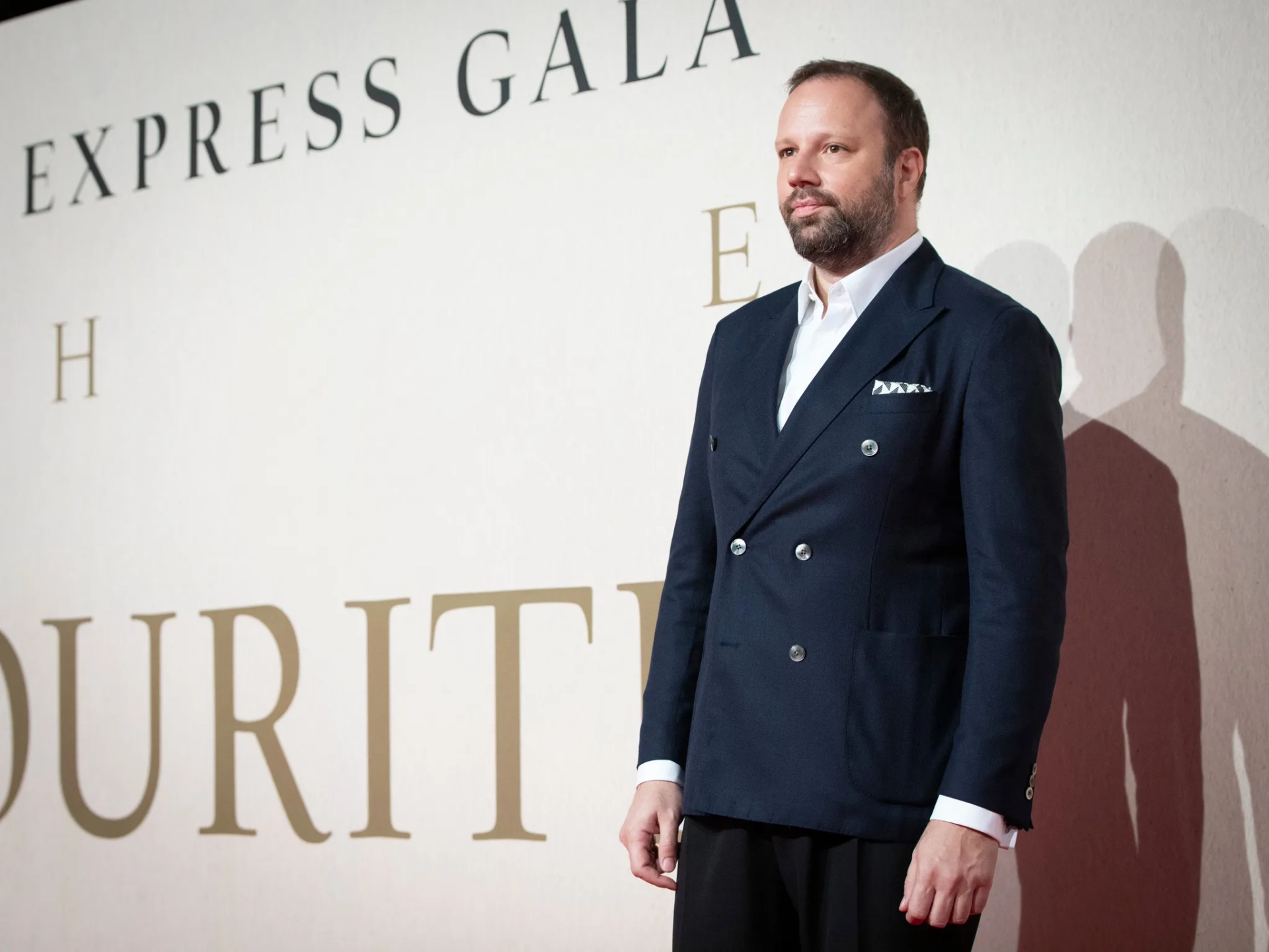 Yorgos Lanthimos at an event for The Favourite (2018)