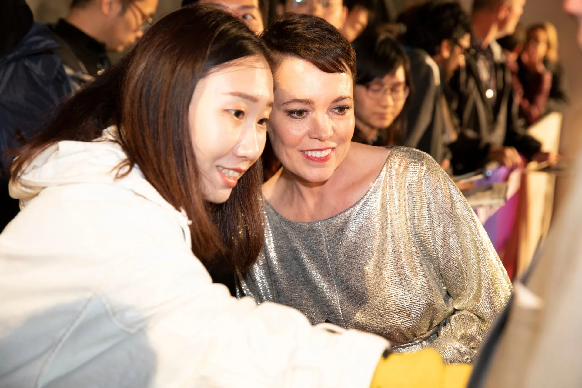 Olivia Colman at an event for The Favourite (2018)