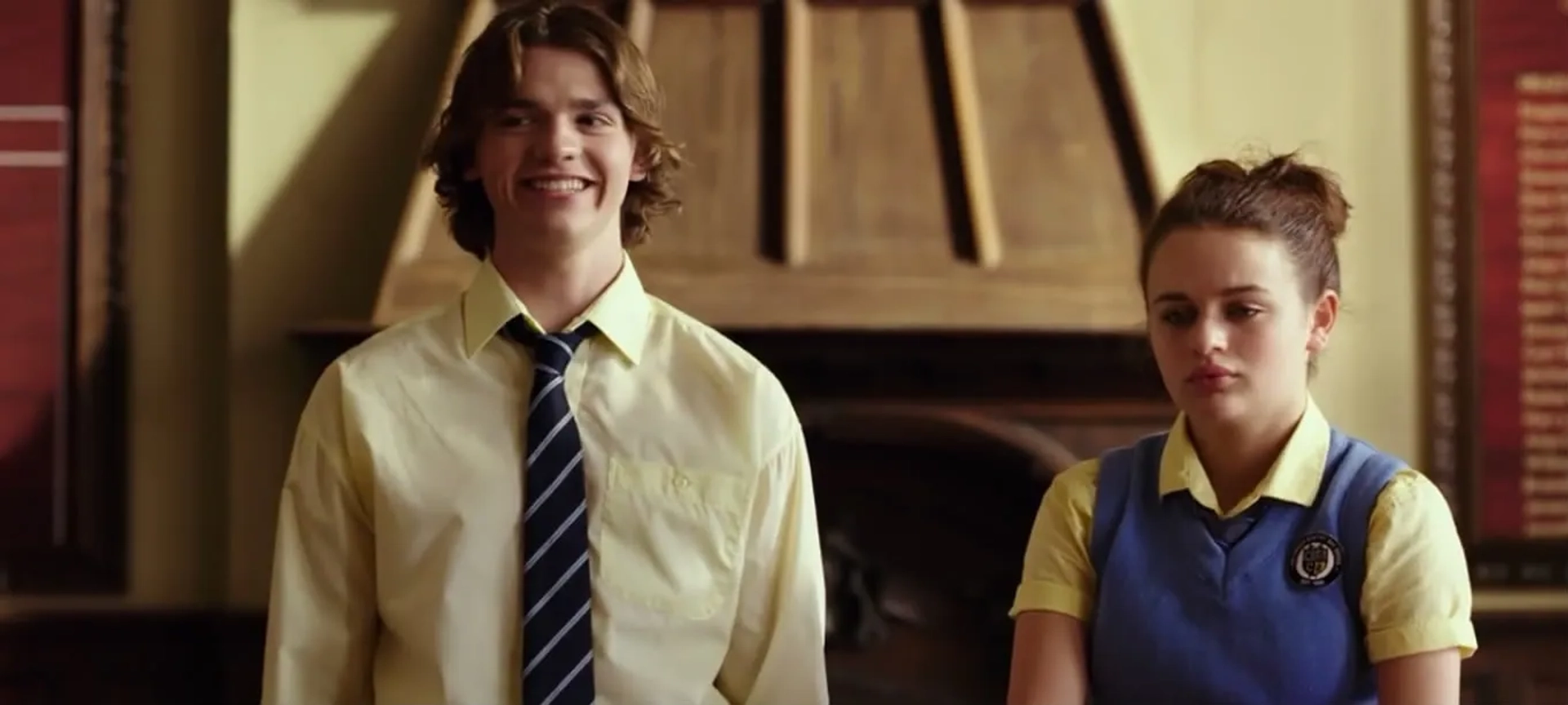 Joey King and Joel Courtney in The Kissing Booth (2018)