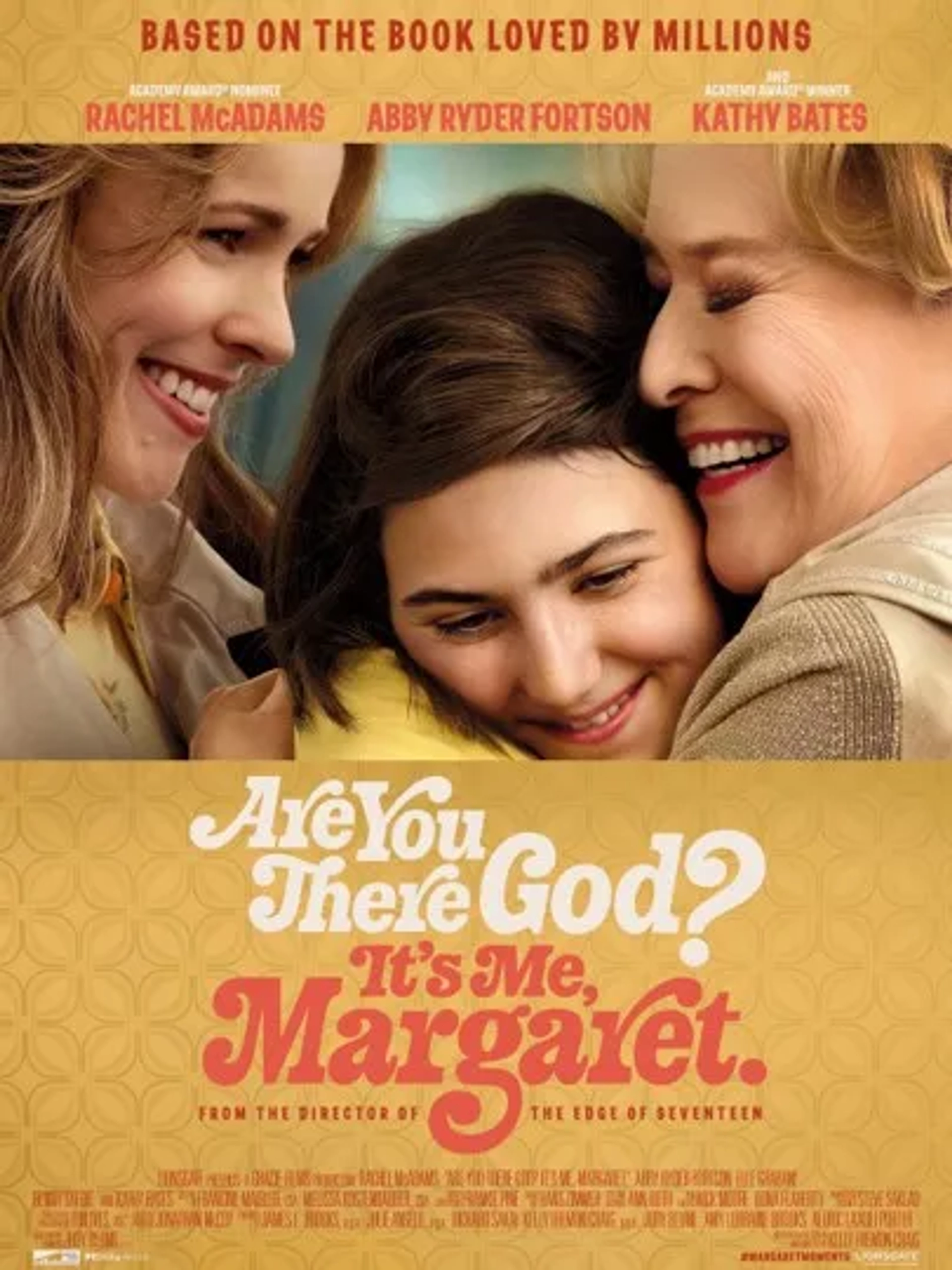 Kathy Bates, Rachel McAdams, and Abby Ryder Fortson in Are You There God? It's Me, Margaret. (2023)