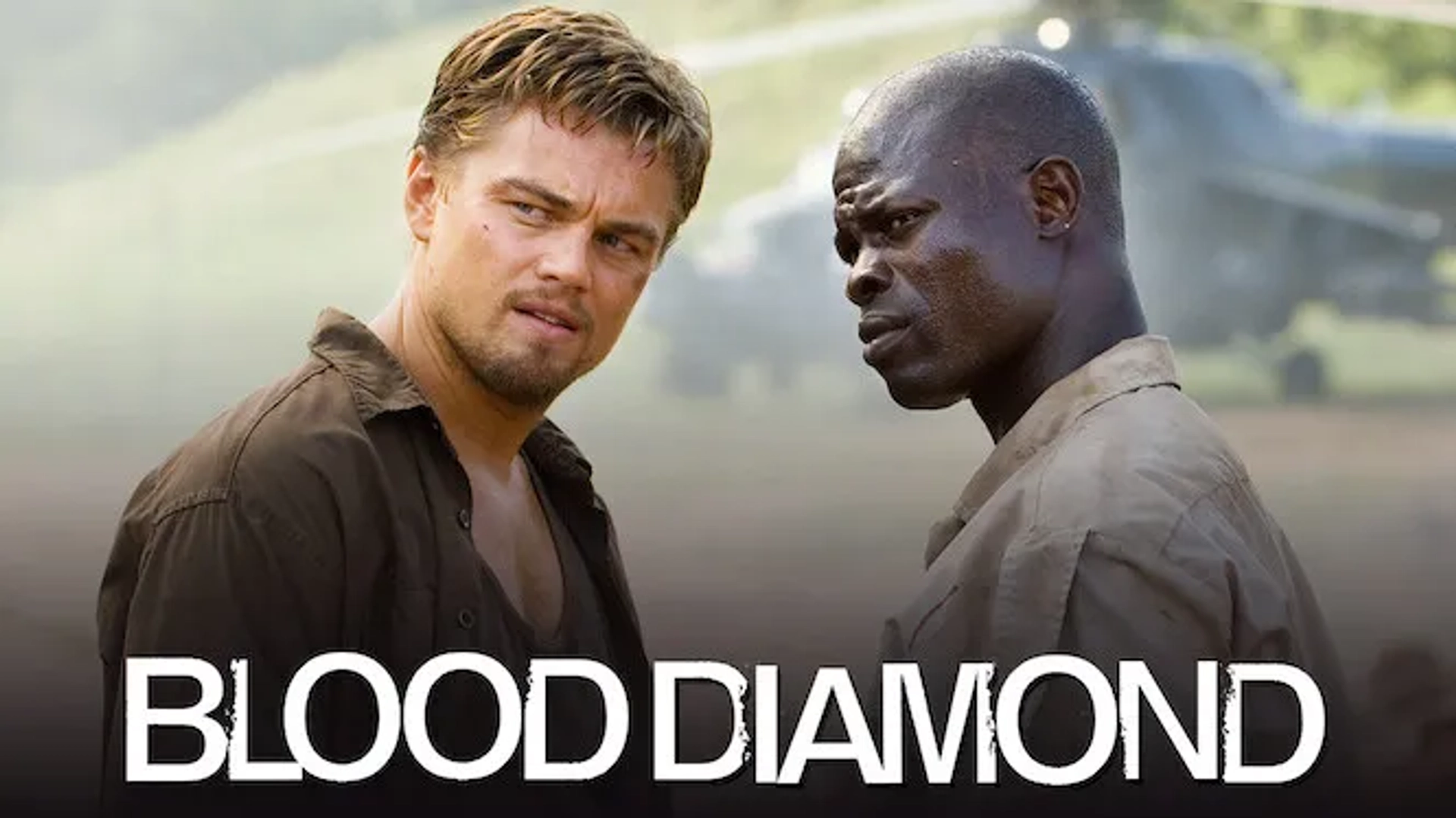 Leonardo DiCaprio and Djimon Hounsou in Blood Diamond (2006)