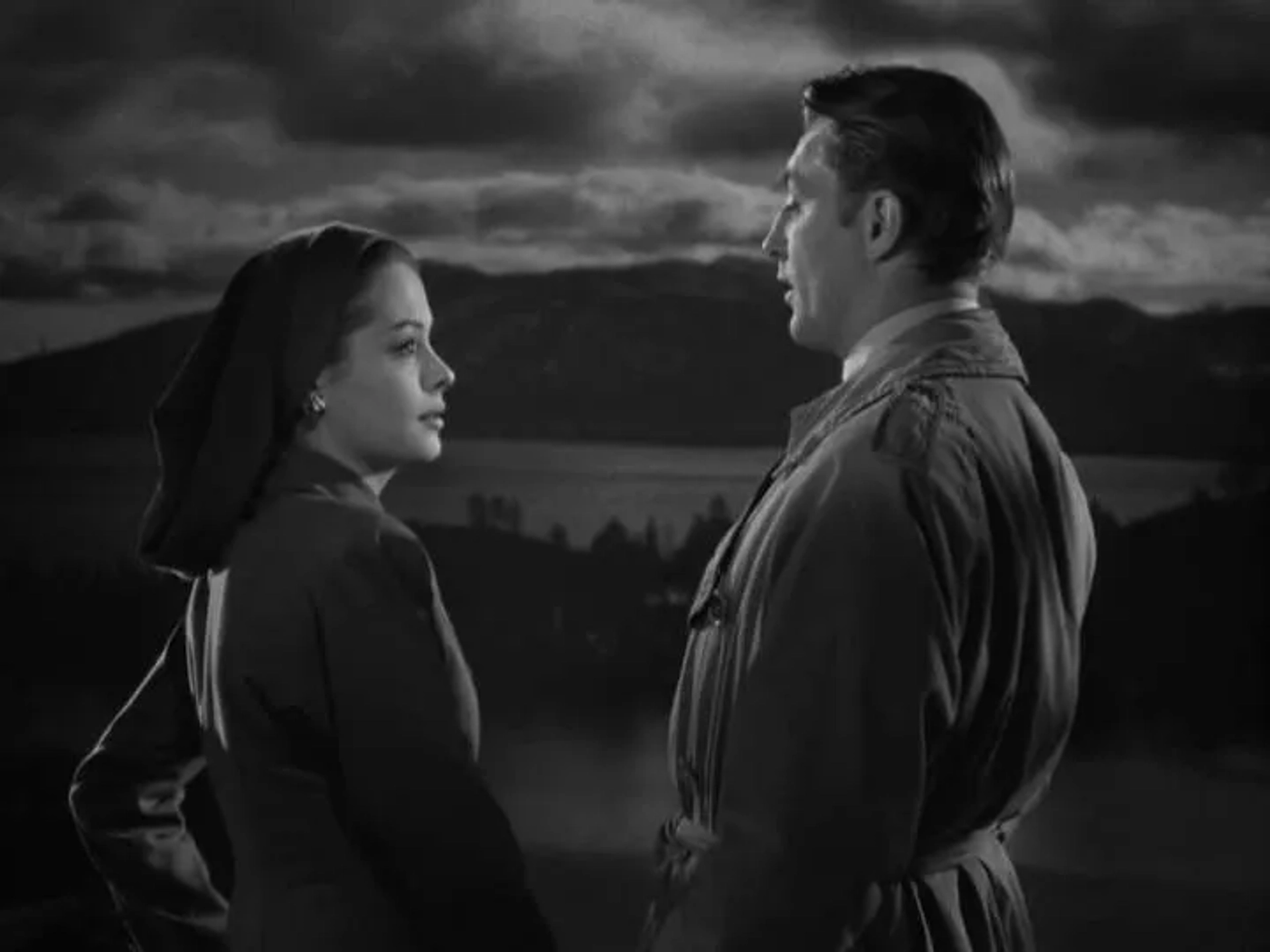 Robert Mitchum and Jane Greer in Out of the Past (1947)