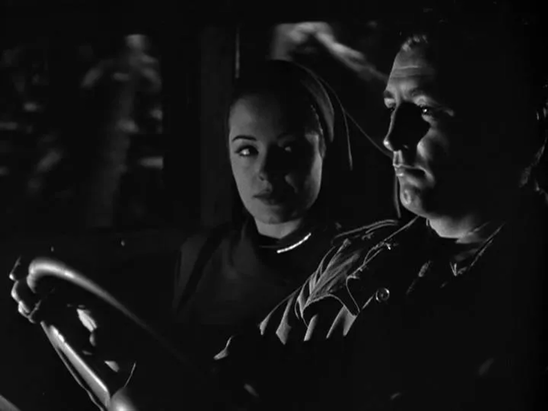 Robert Mitchum and Jane Greer in Out of the Past (1947)