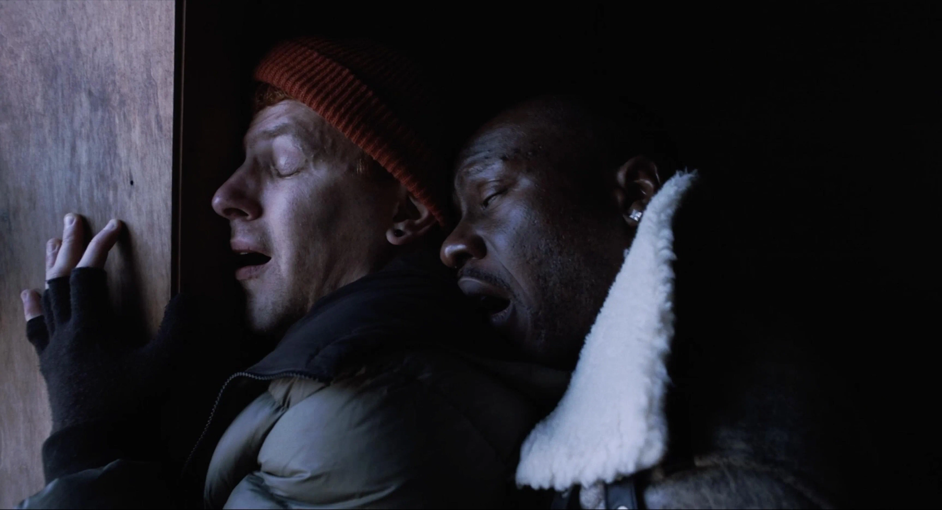 Jesse Eisenberg and Sallieu Sesay in Manodrome (2023)