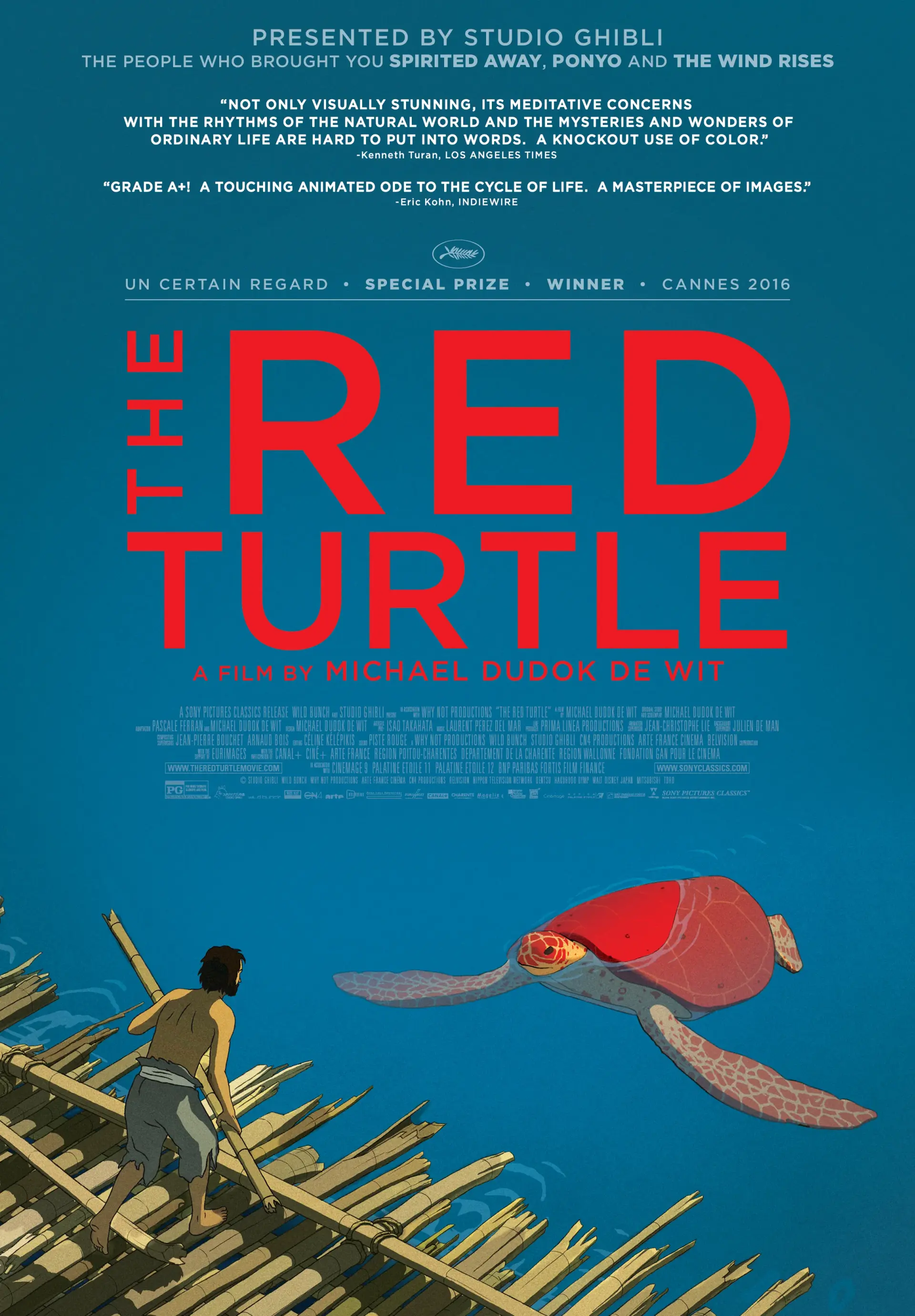 دانلود انیمیشن لاک پشت قرمز (The Red Turtle 2016)