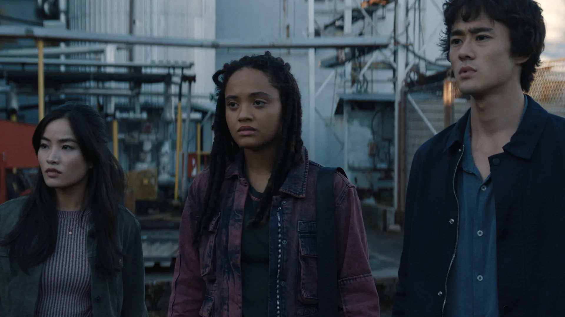 Ren Watabe, Anna Sawai, and Kiersey Clemons in Monarch: Legacy of Monsters (2023)