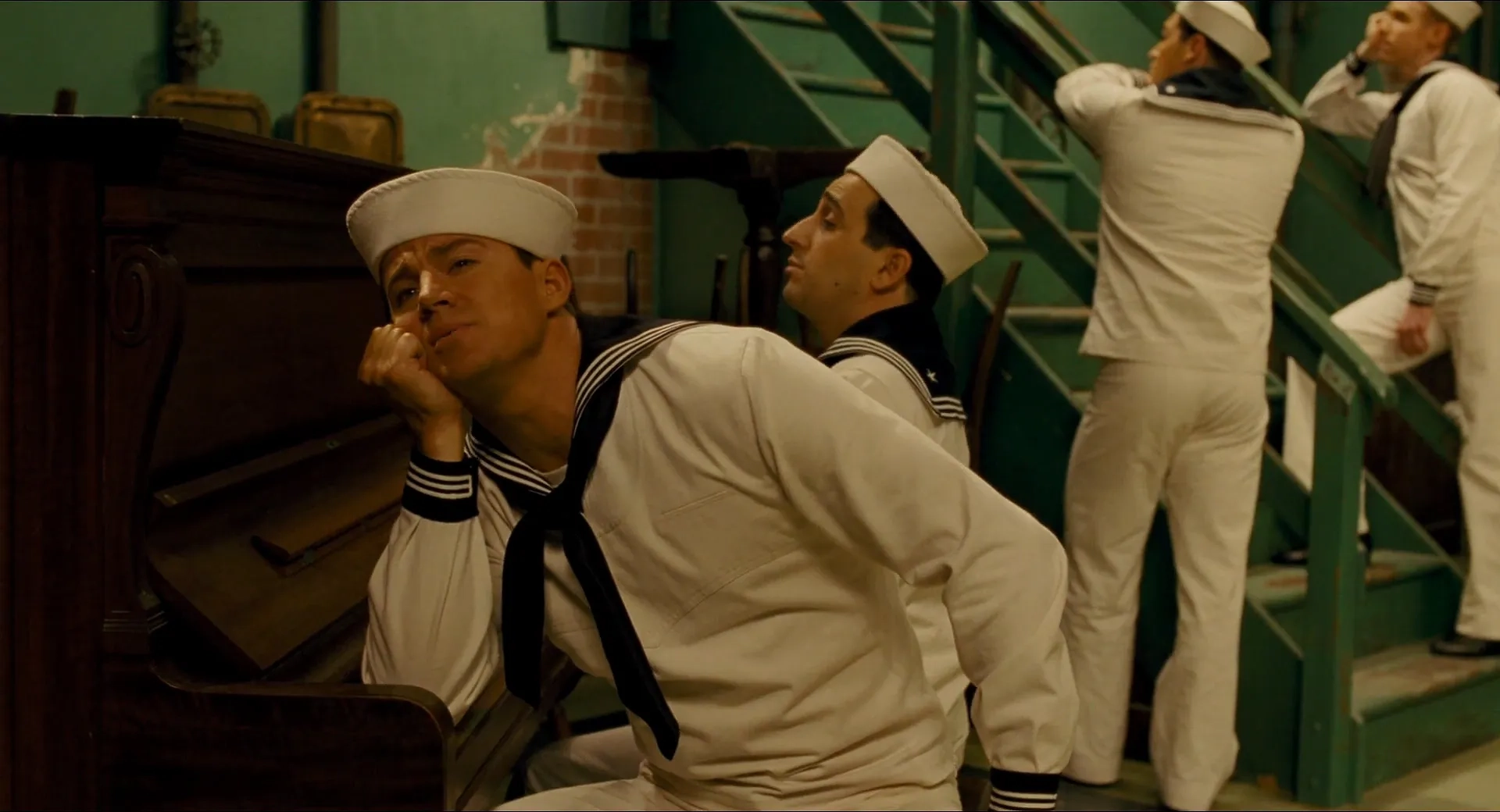 Channing Tatum and Peter Banifaz in Hail, Caesar! (2016)