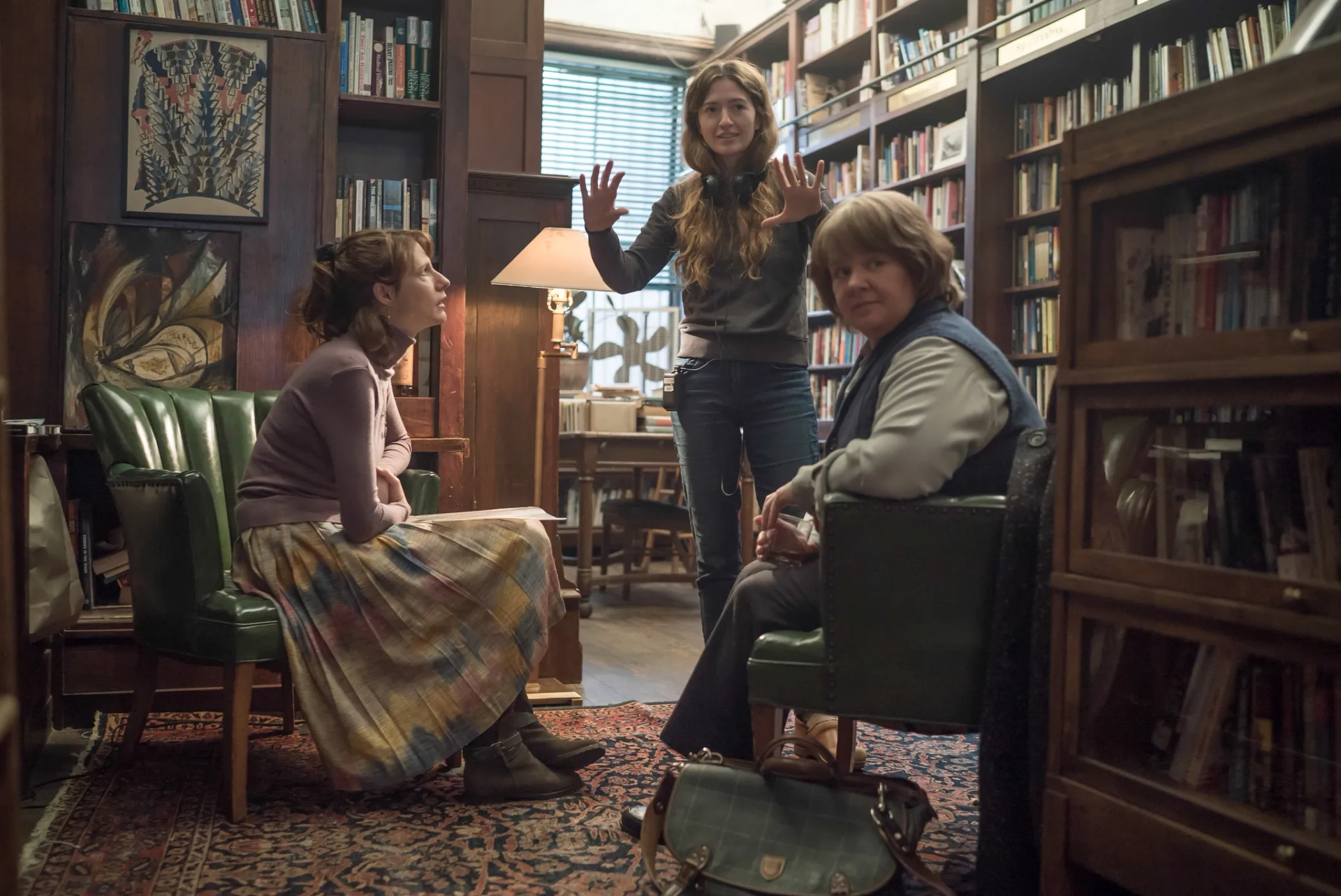 Melissa McCarthy, Dolly Wells, and Marielle Heller in Can You Ever Forgive Me? (2018)