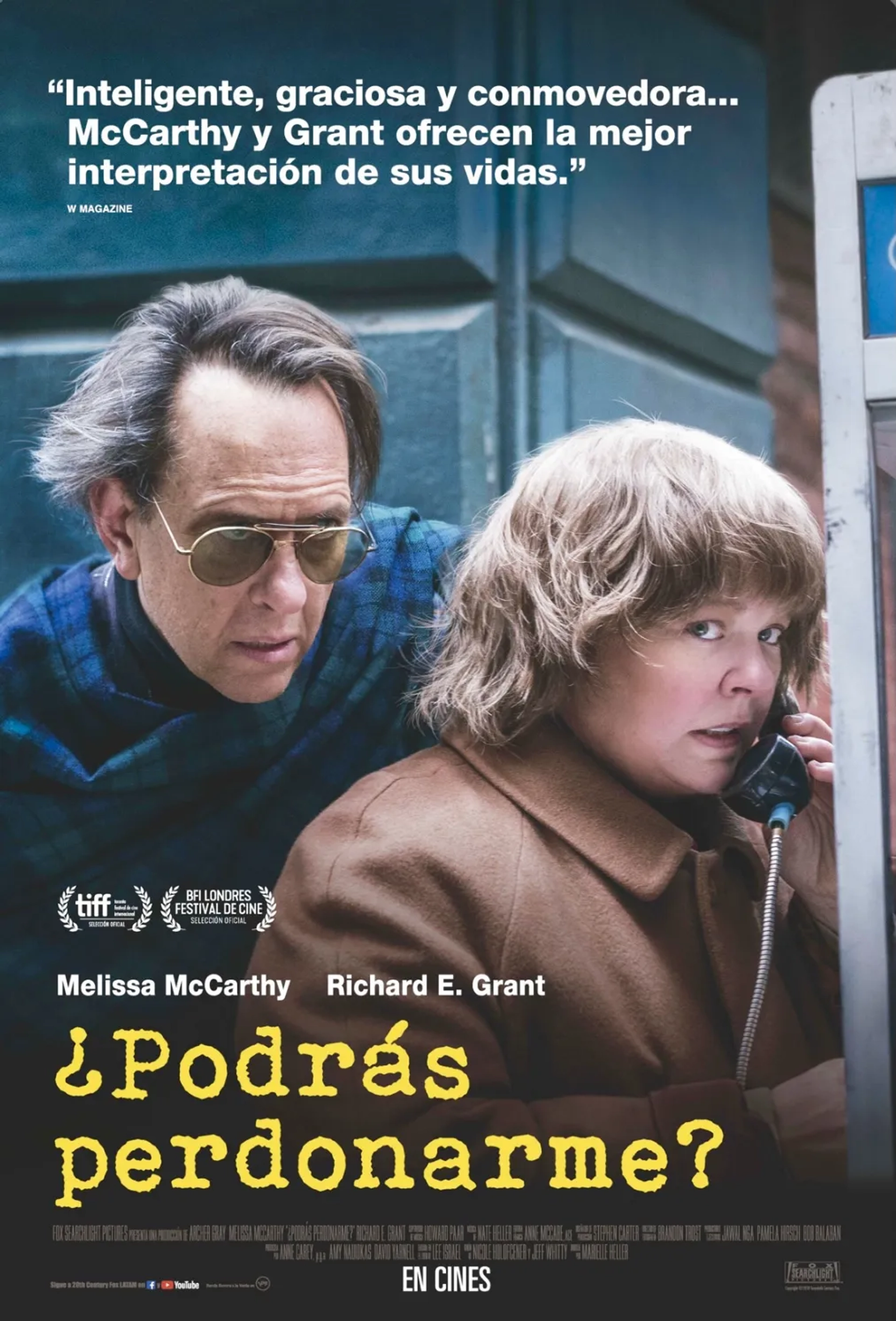 Richard E. Grant and Melissa McCarthy in Can You Ever Forgive Me? (2018)