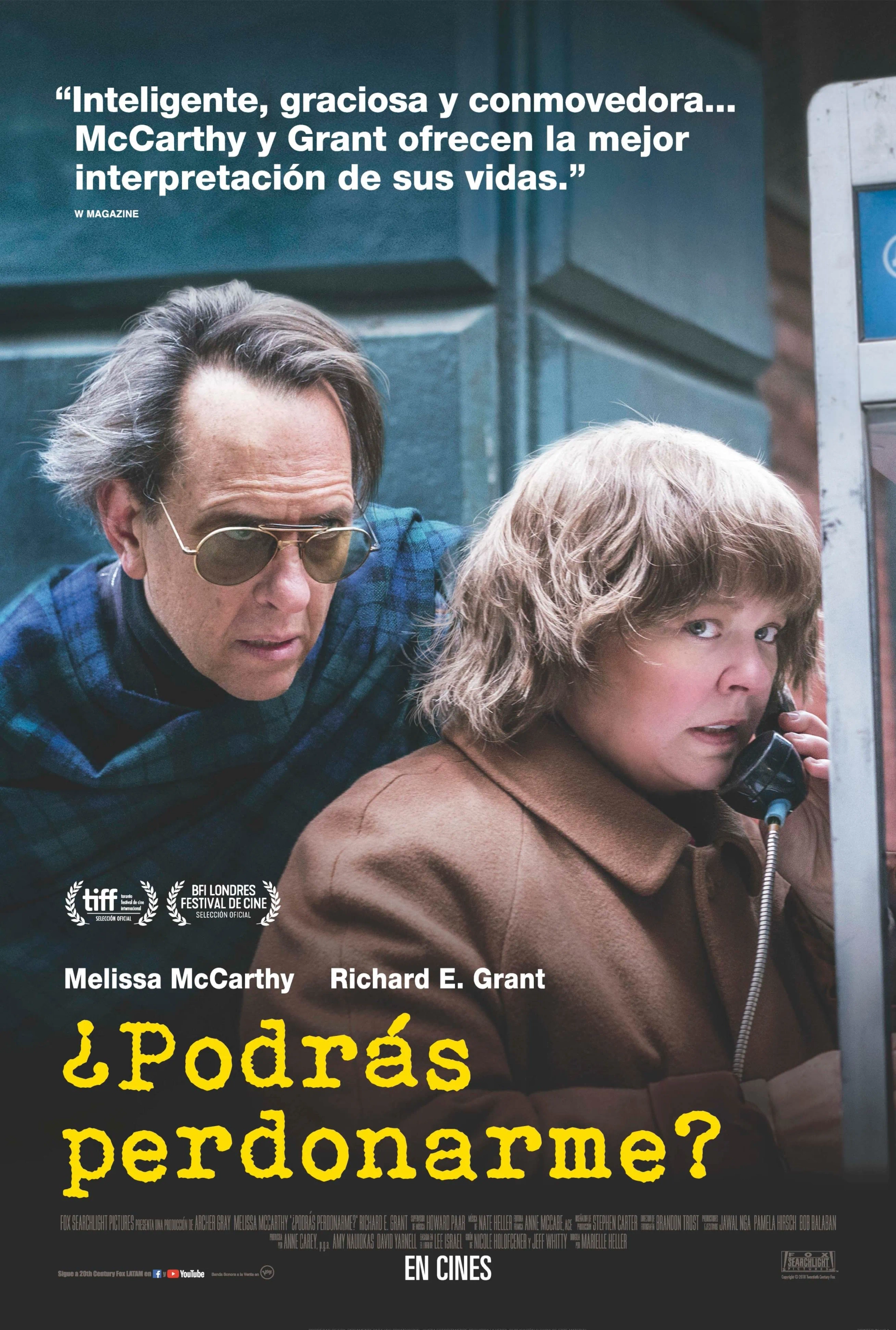 Richard E. Grant and Melissa McCarthy in Can You Ever Forgive Me? (2018)