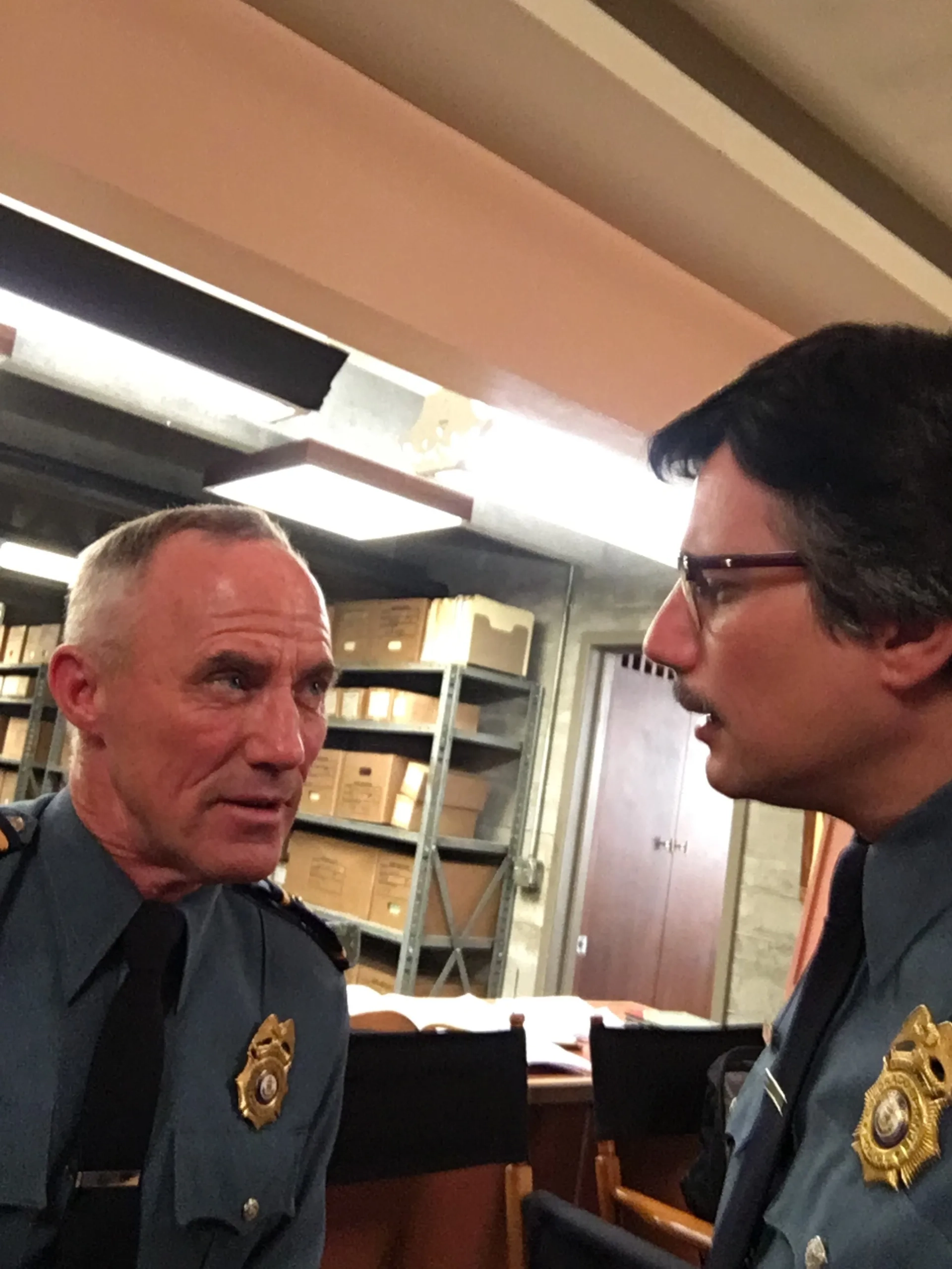 Robert John Burke and Ken Garito in BlacKkKlansman (December 4th, 2017)