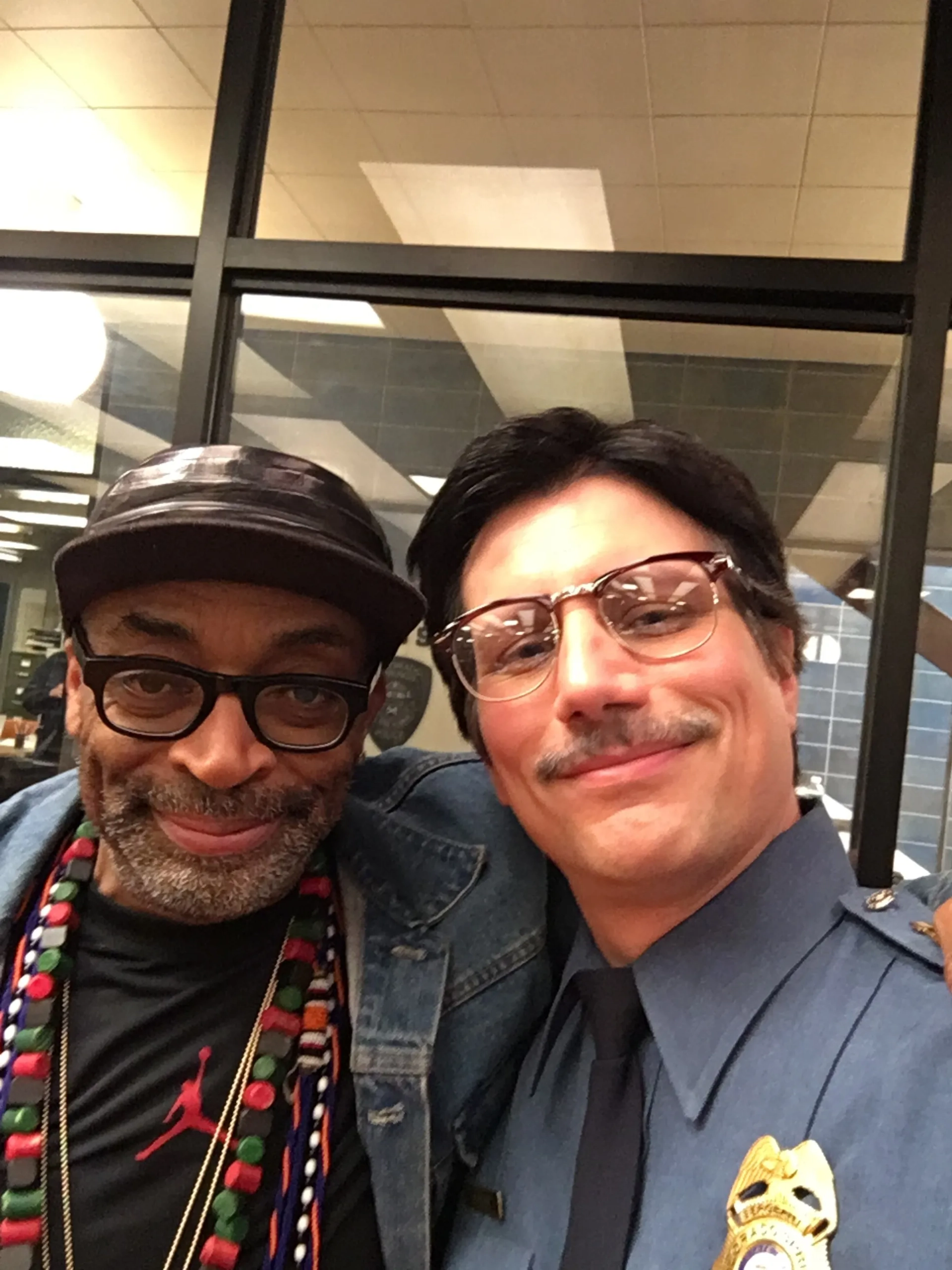 Ken Garito with Spike Lee on the set of BlacKkKlansman (December 1st, 2017)