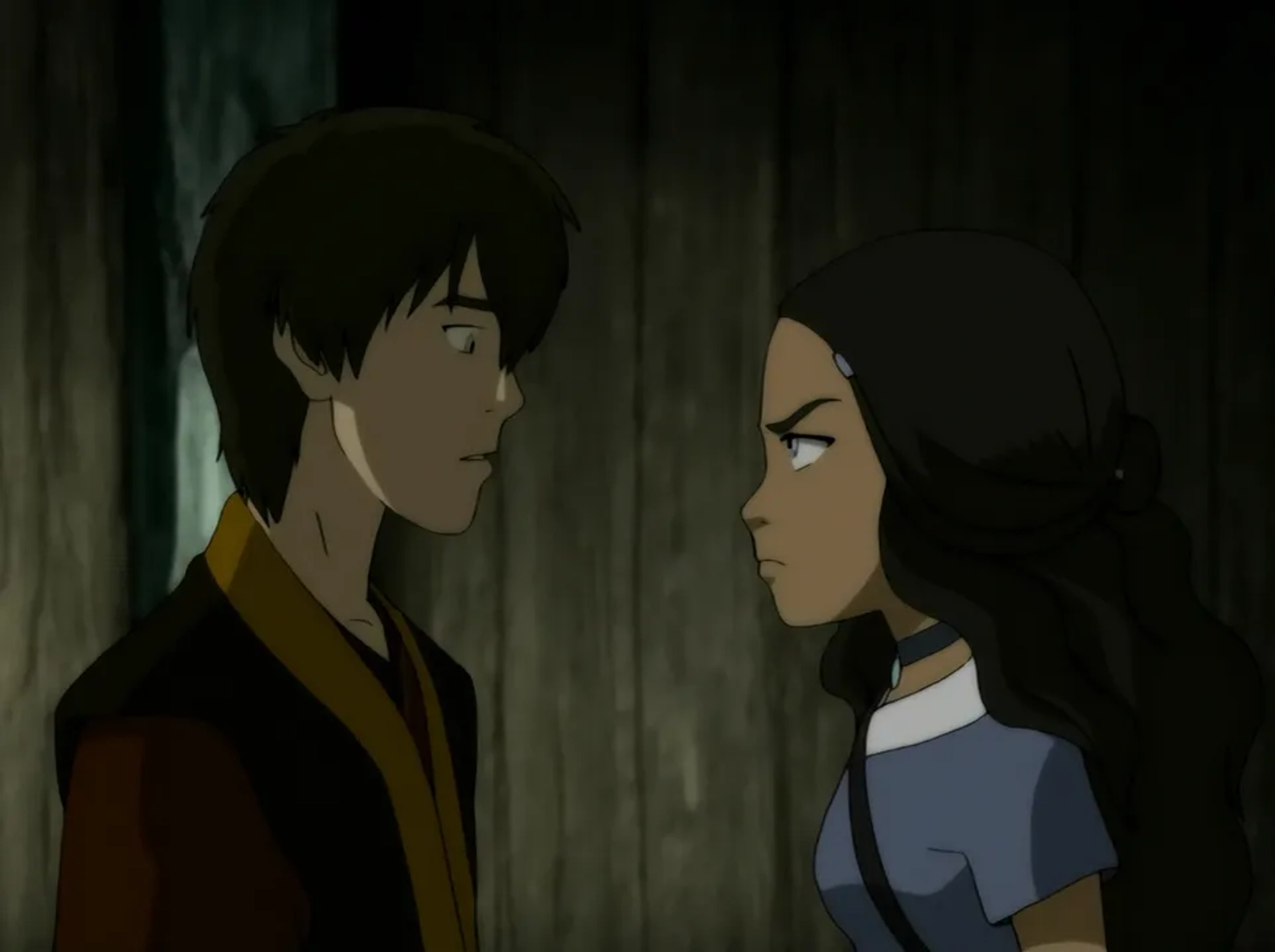 Dante Basco and Mae Whitman in Avatar: The Last Airbender (2005)